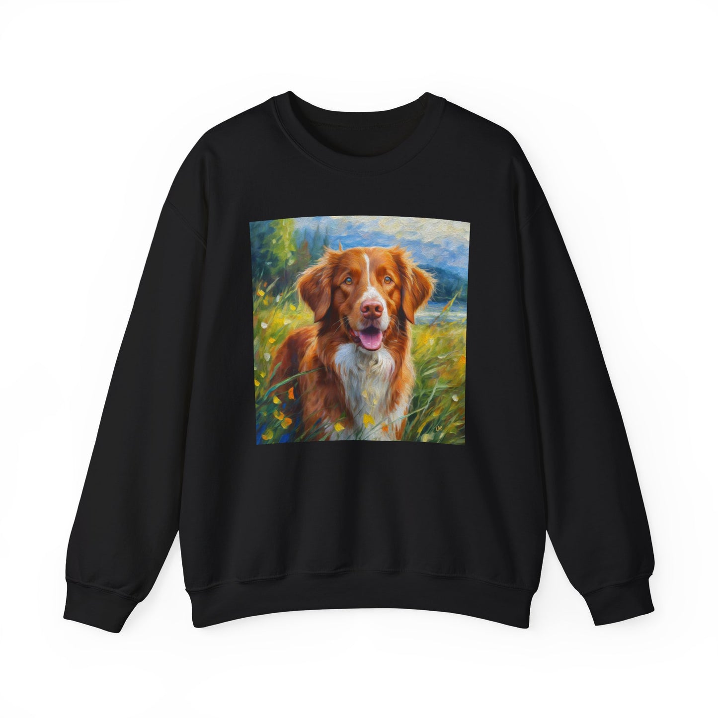 Dixie the Nova Scotia Duck Tolling Retriever 50/50 Crewneck Sweatshirt