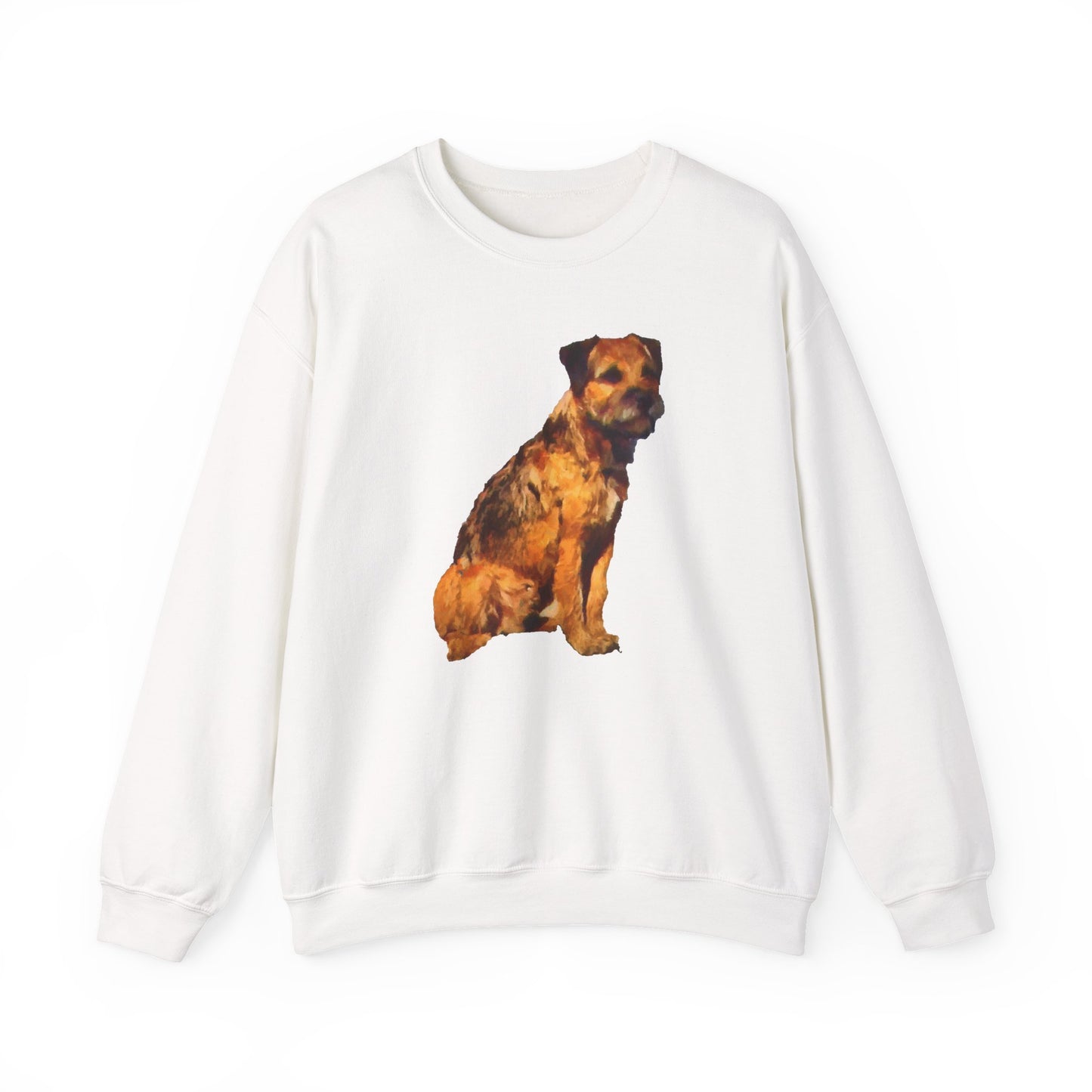 Border Terrier 'Andrew' Unisex 50/50 Crewneck Sweatshirt