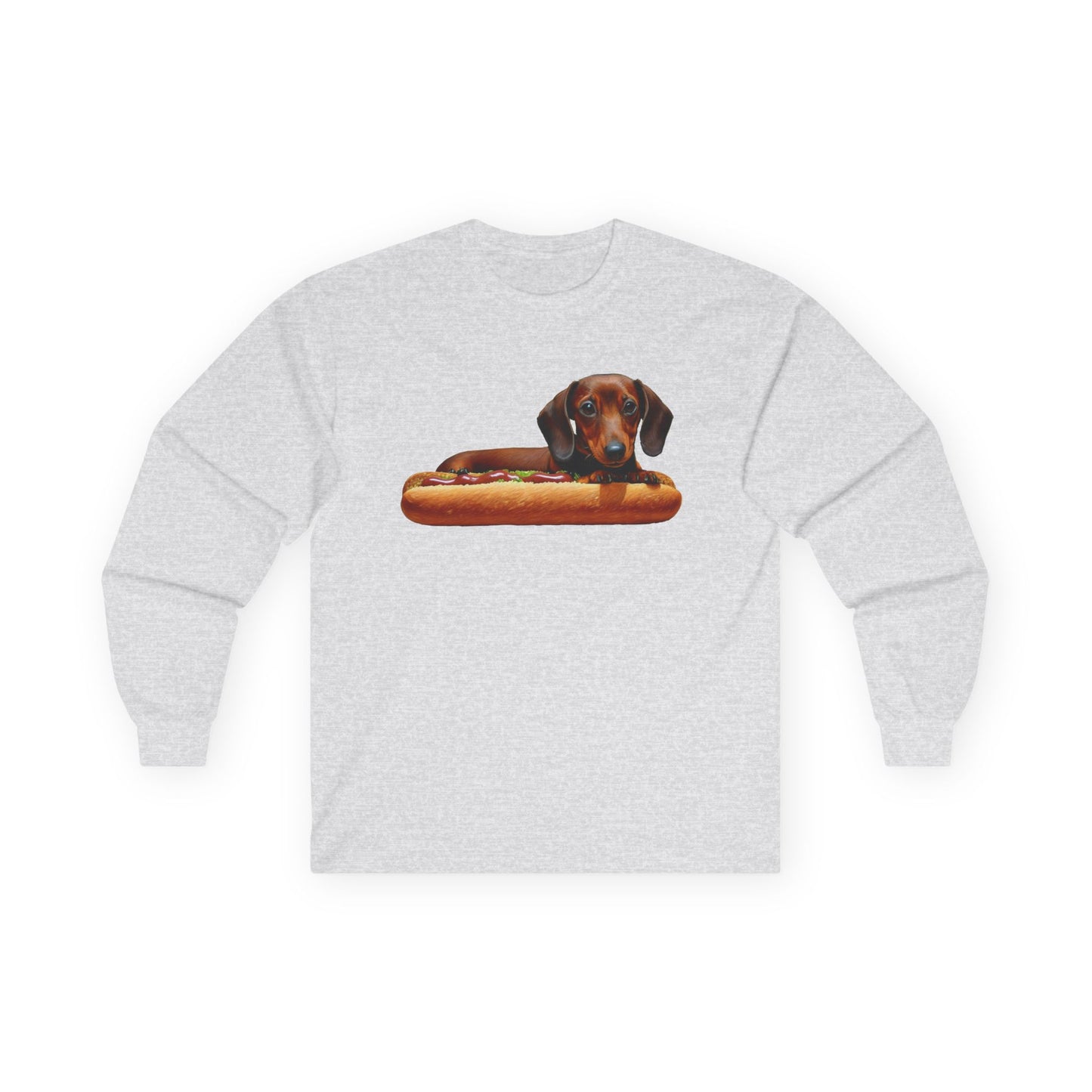 Dachshund 'Weiner Dog' Unisex Classic Cotton Long Sleeve Tee