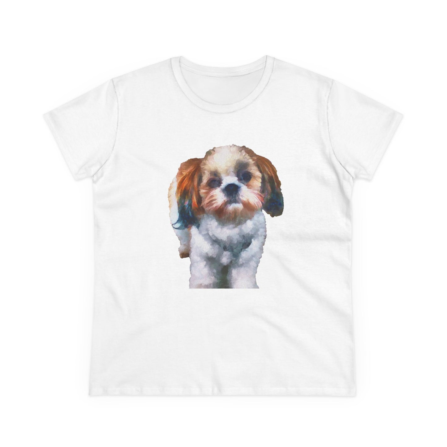 Shih-Tzu Women's Midweight Cotton Tee
