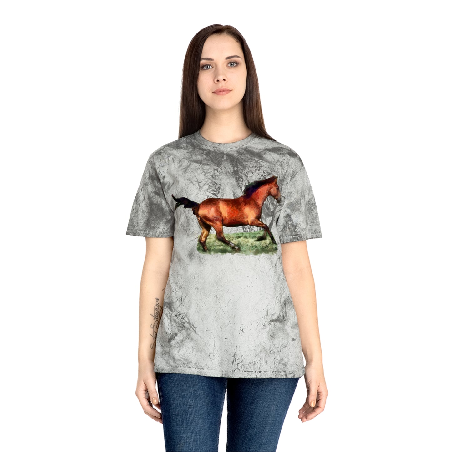 Horse 'Sam' Unisex Cotton Color Blast T-Shirt