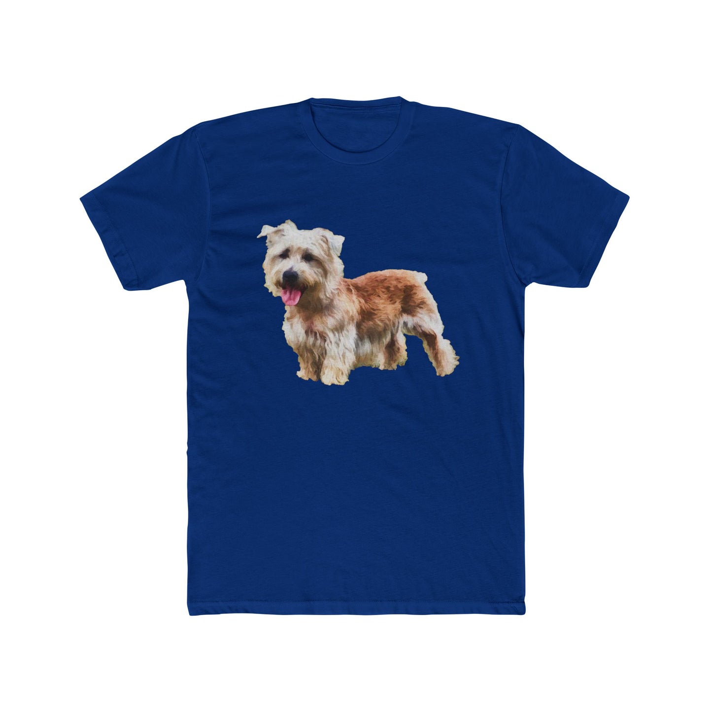 Glenn of Imaal Terrier - Men's Fitted Cotton Crew Tee