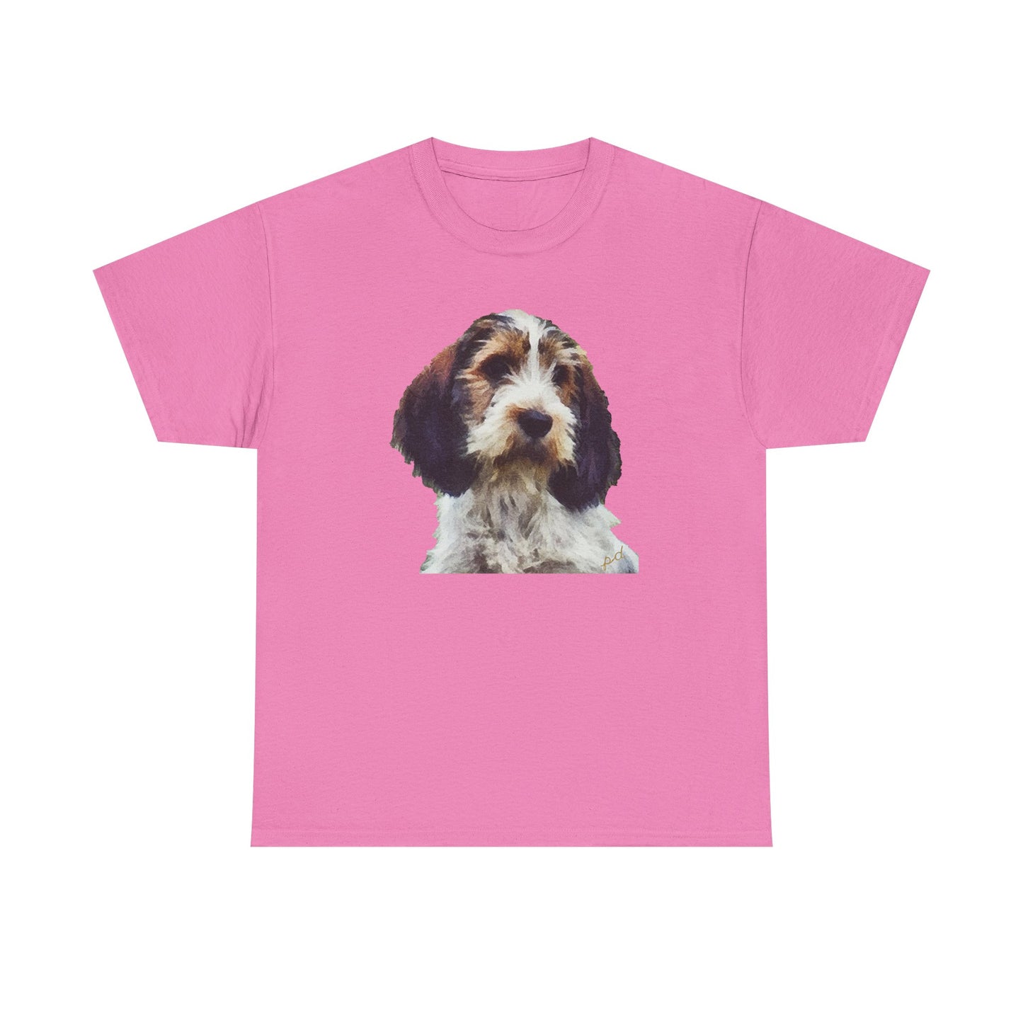 Petit Basset Griffon Unisex Heavy Cotton Tee