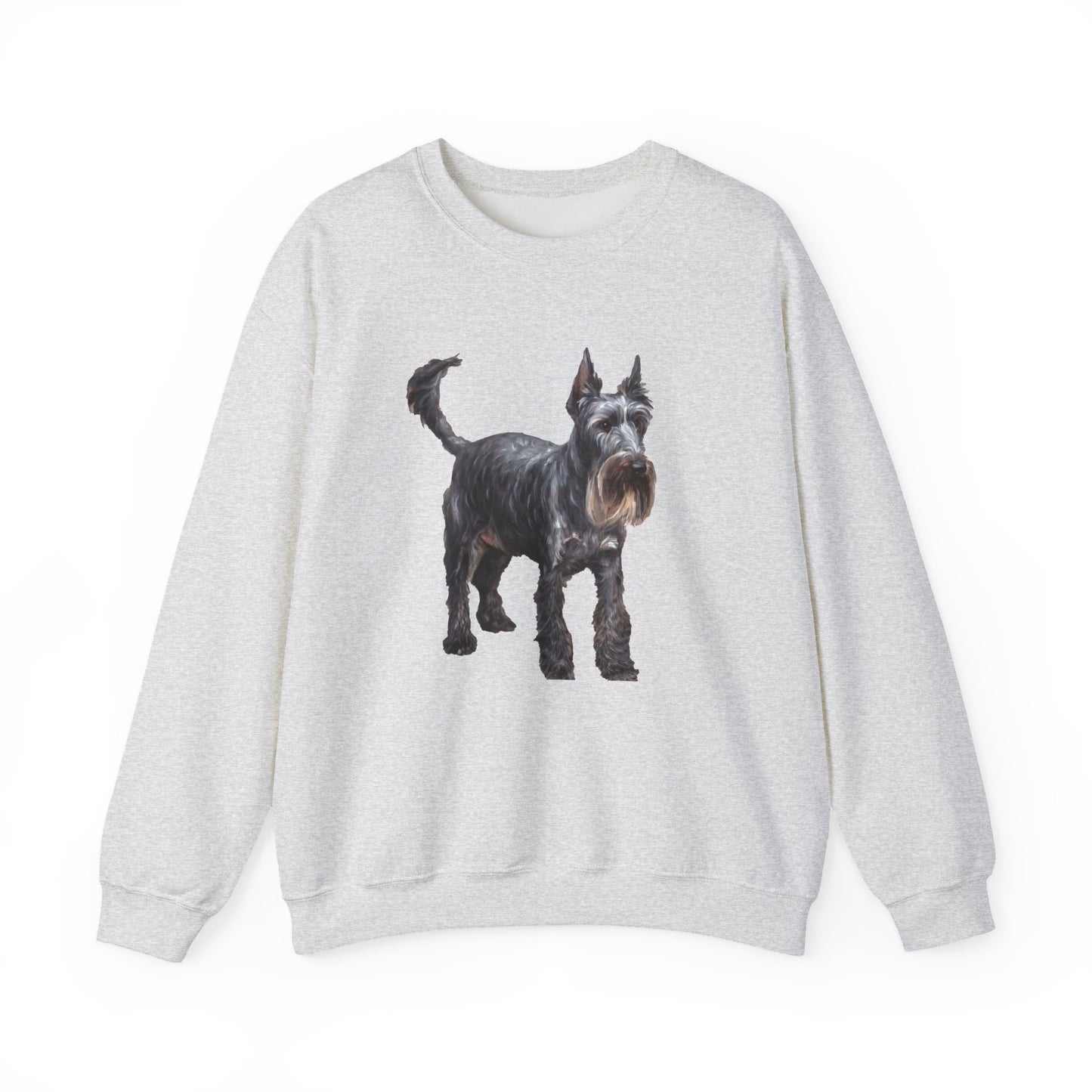 Clever Cesky Terrier Unisex Crewneck Sweatshirt