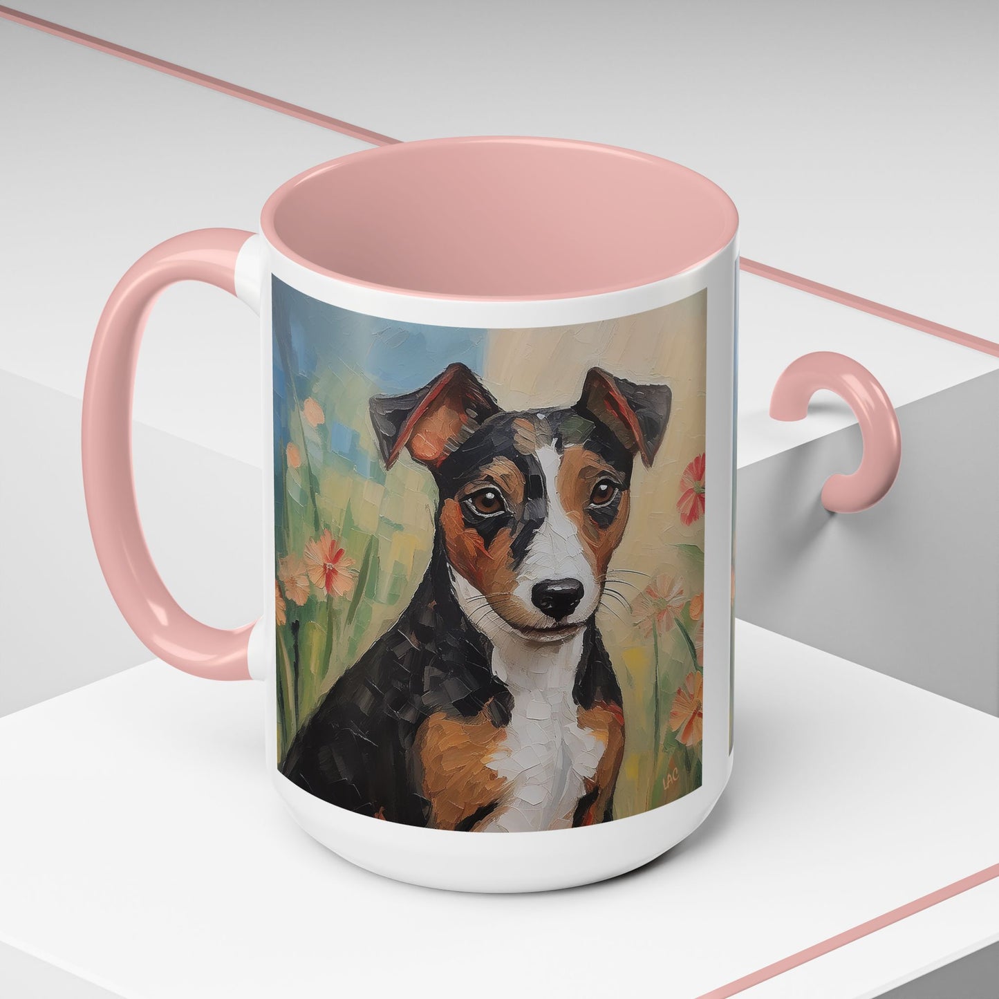Teddy Roosevelt Terrier - Ceramic Accent Coffee Mug - 2 Sizes