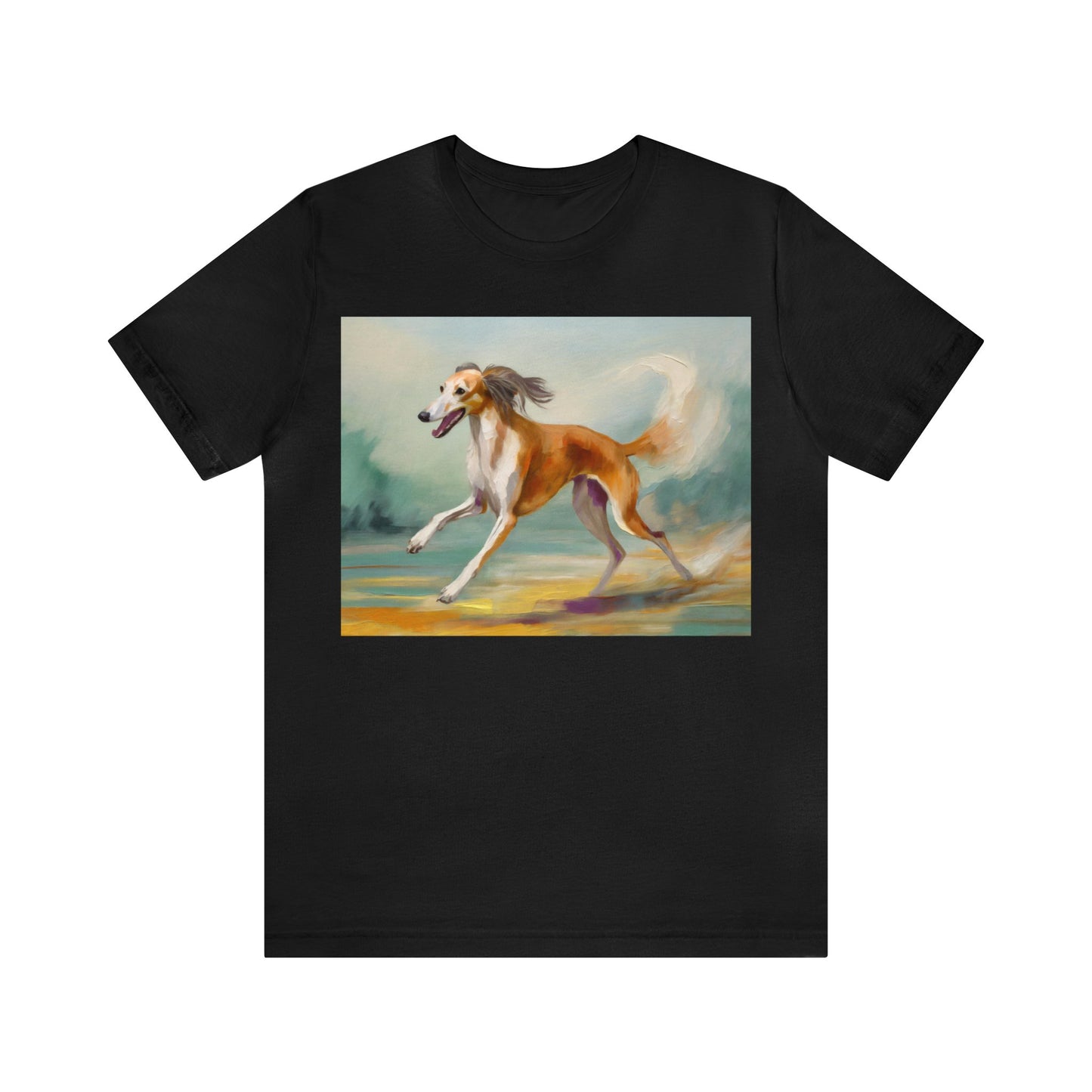 Saluki 'On the Run' - Classic Jersey Short Sleeve Tee