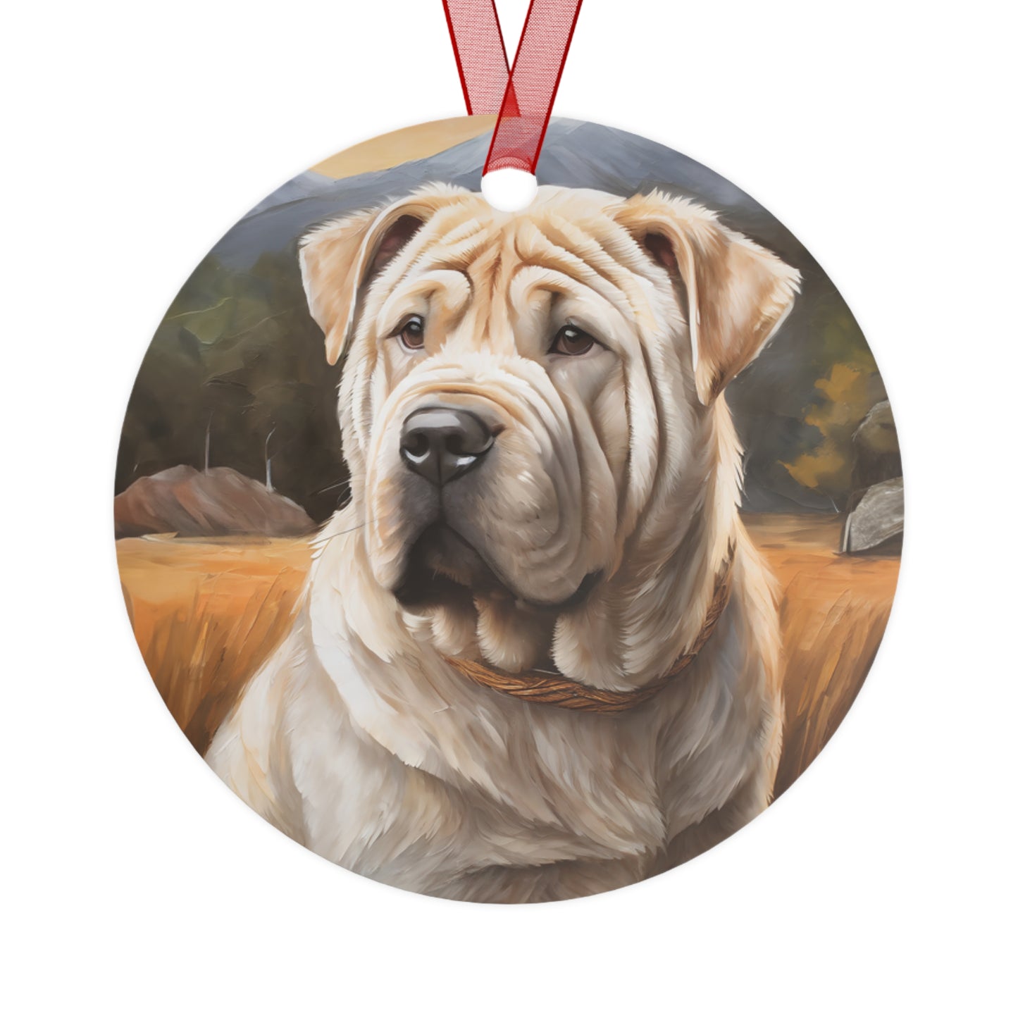 Chinese Shar-Pei Metal Ornaments