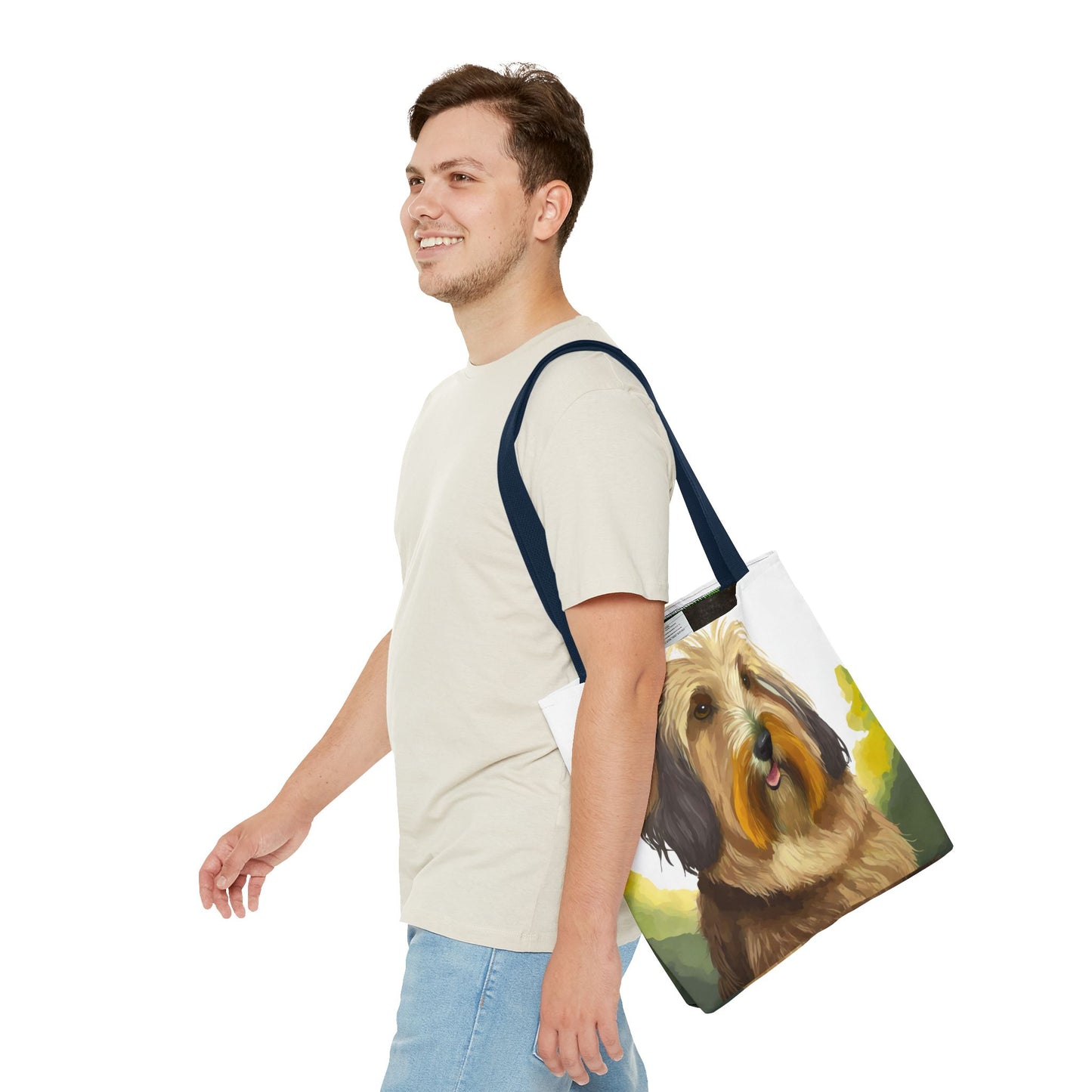 Bergamasco Sheepdog Tote Bag (AOP)