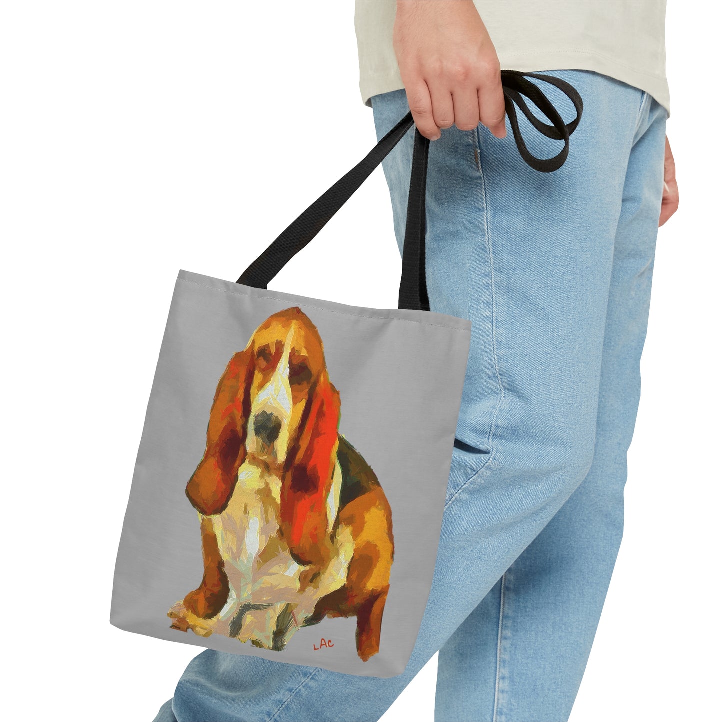 Basset Hound 'Lautrec' Tote Bag