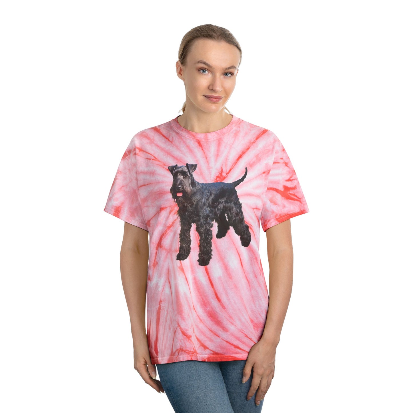 Kerry Blue Terrier Tie-Dye Tee, Cyclone
