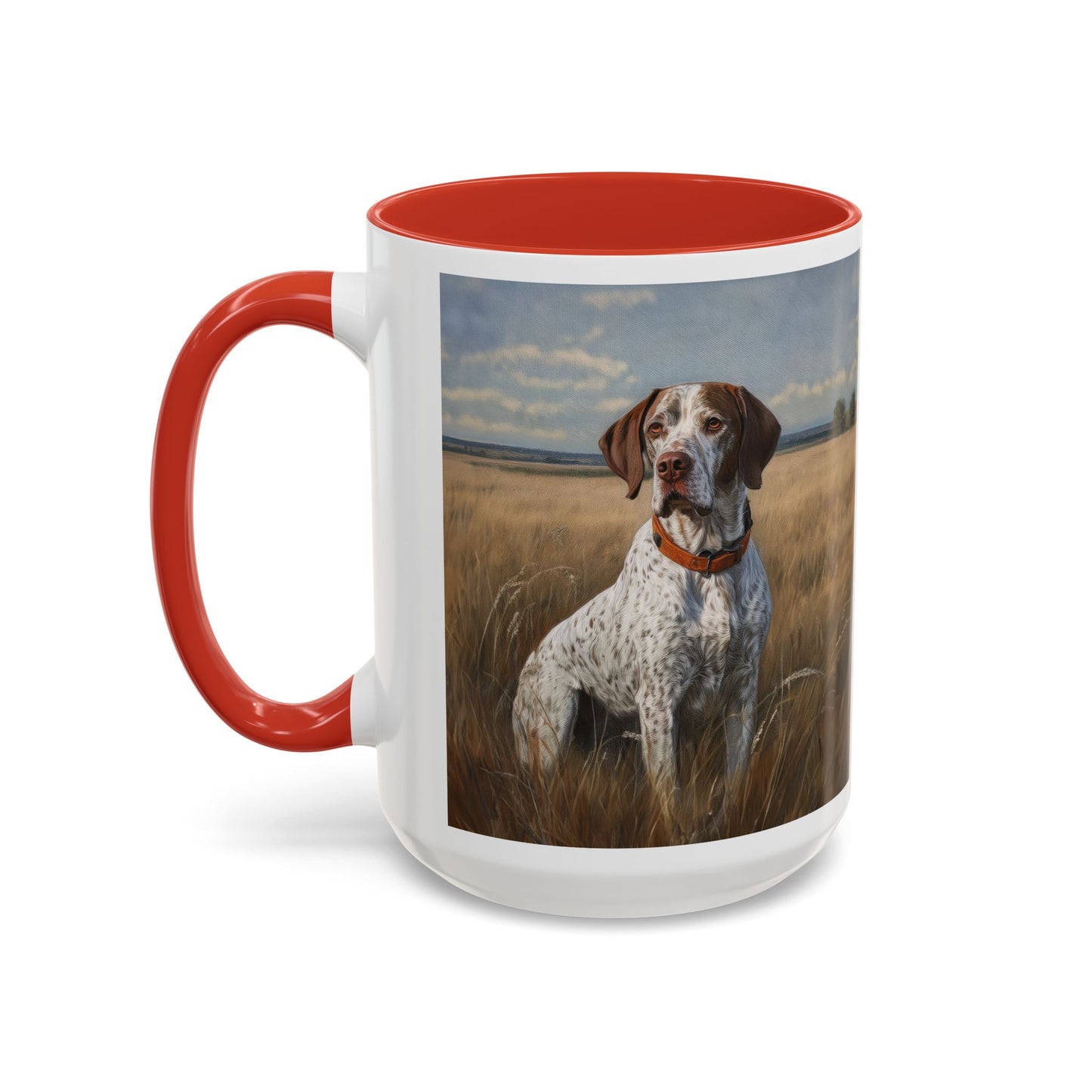 Braque de Bourbonnais - Ceramic Accent Coffee Mug - 2 Sizes