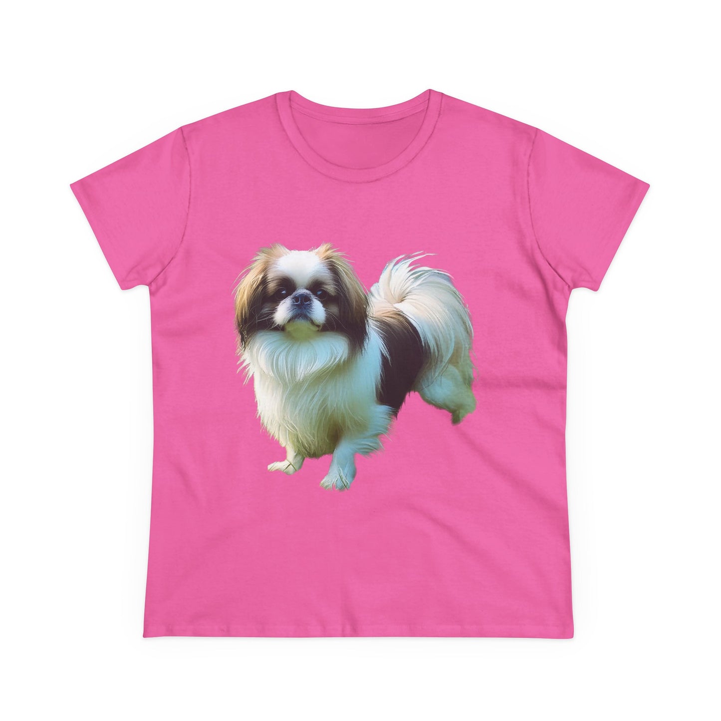 Japanese Chin Women's Midweight Cotton Tee