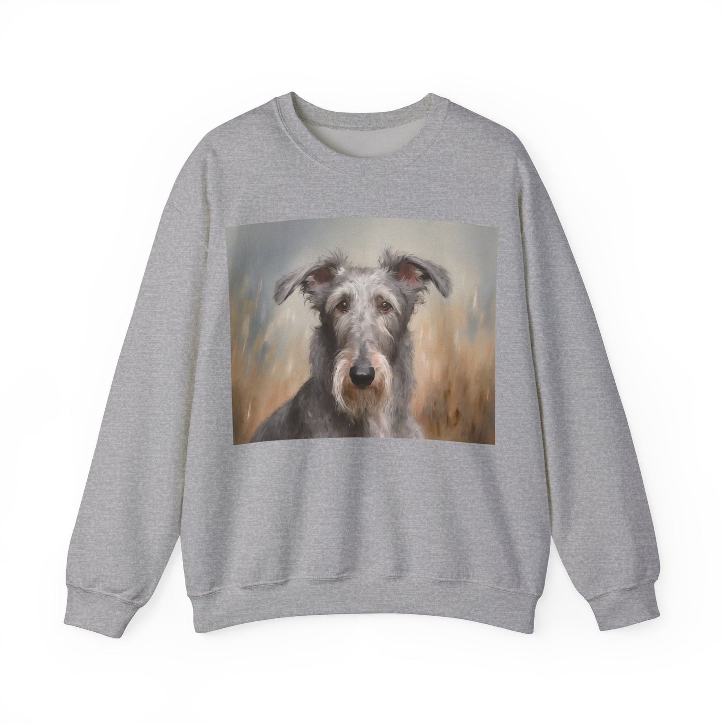Scottish Deerhound 50/50 Crewneck Sweatshirt