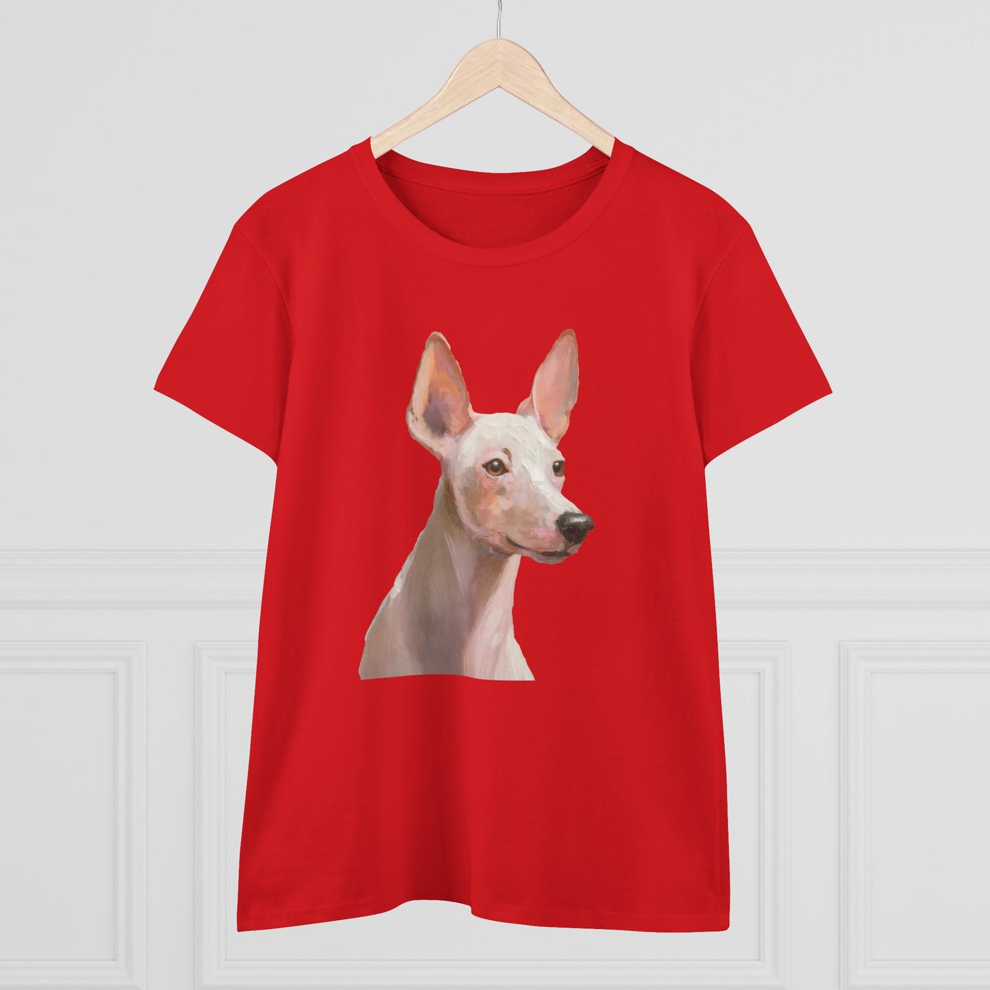 Xoloitzcuintli 'Mexican Hairless' Women's Midweight Cotton Tee