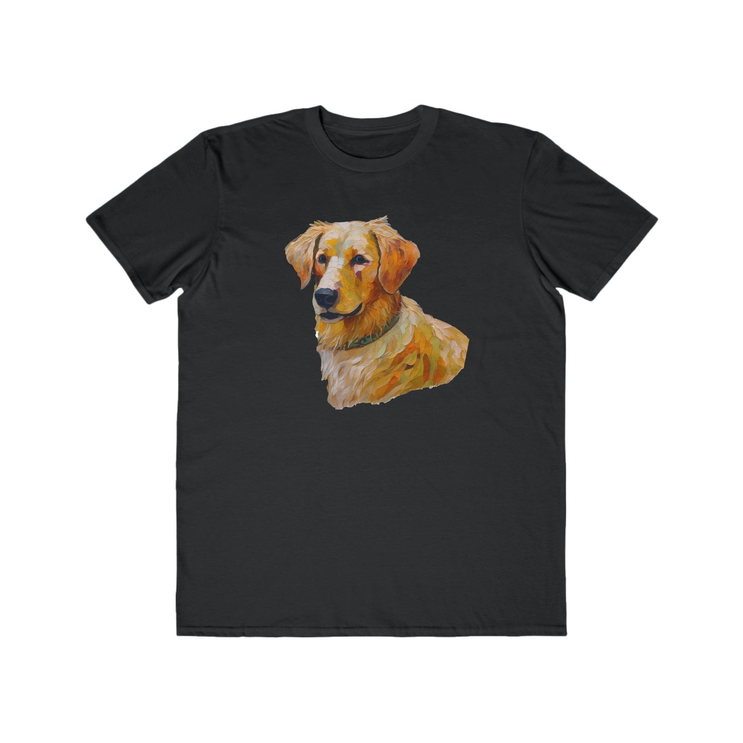 Golden Retriever Puppy Men's Lightweight Fashion Tee