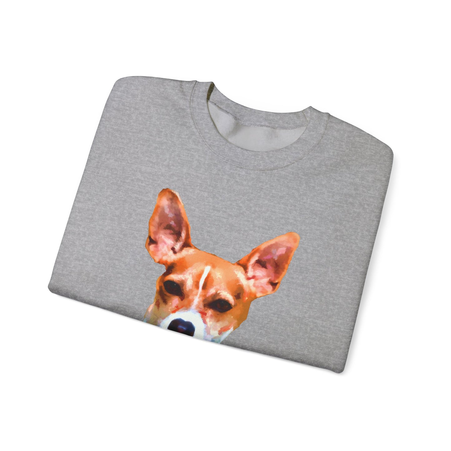 Rat Terrier Unisex 50/50 Crewneck Sweatshirt