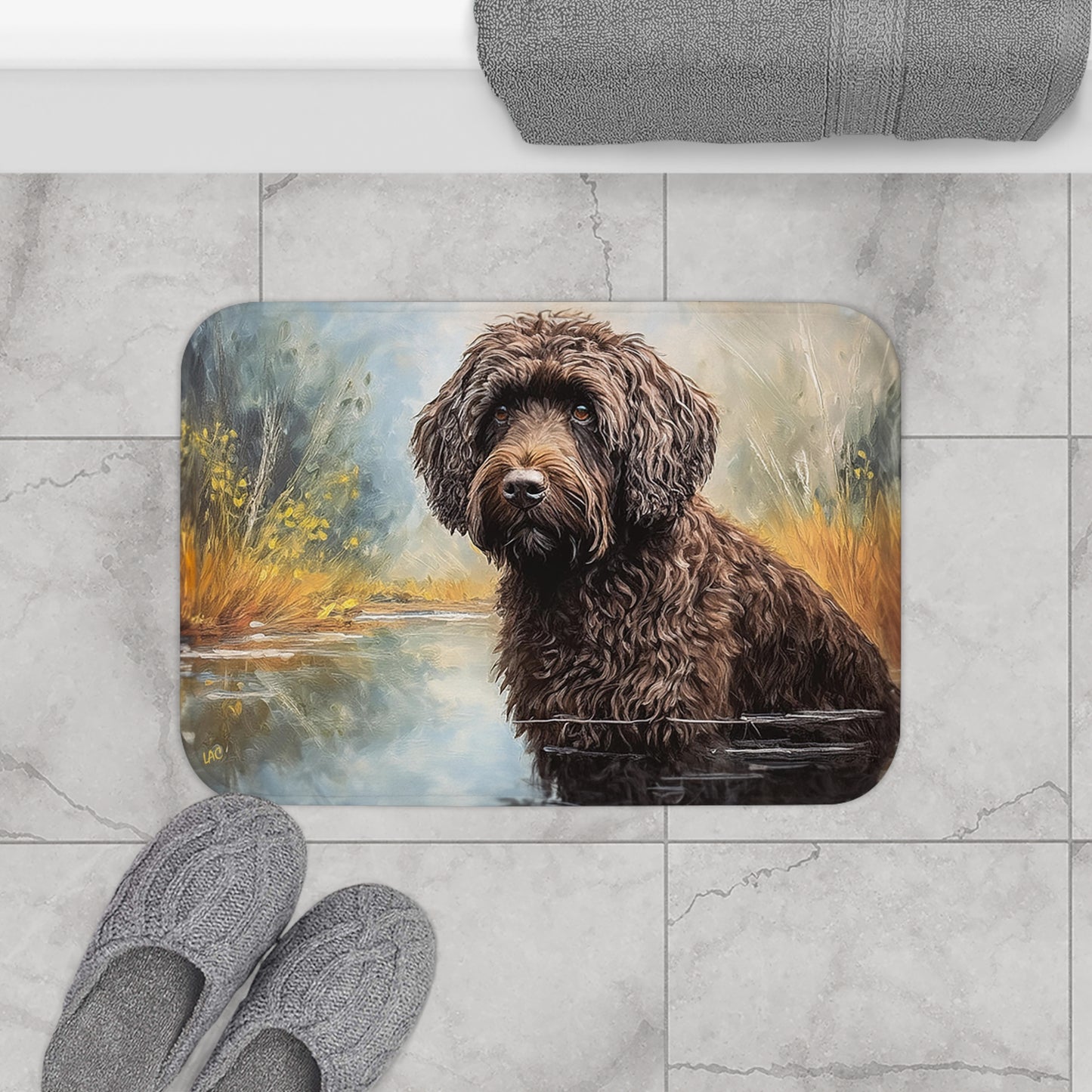 Barbet - Bathroom Rug Mat: Serene Elegance for Your Space
