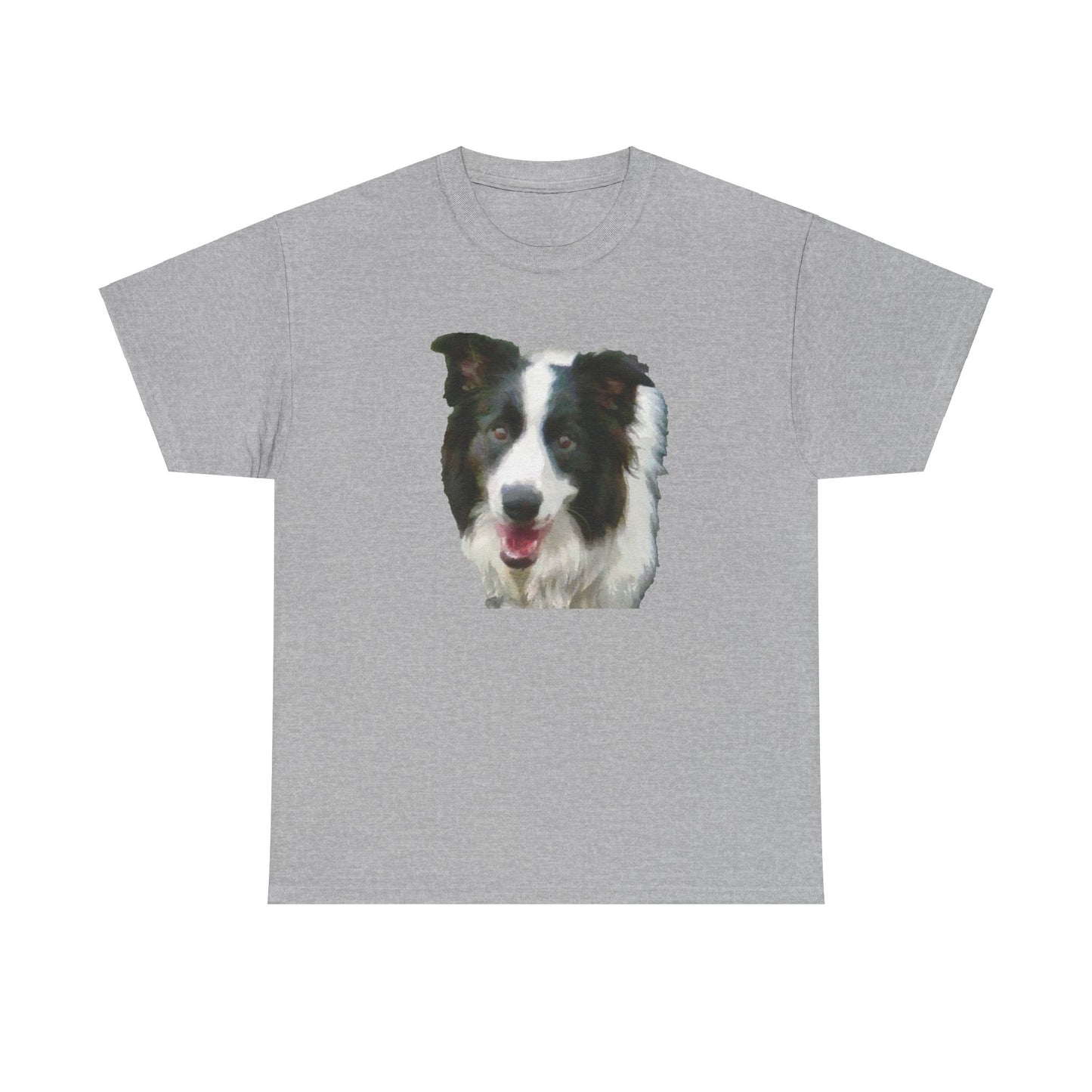 Border Collie '#2' Unisex Heavy Cotton Tee