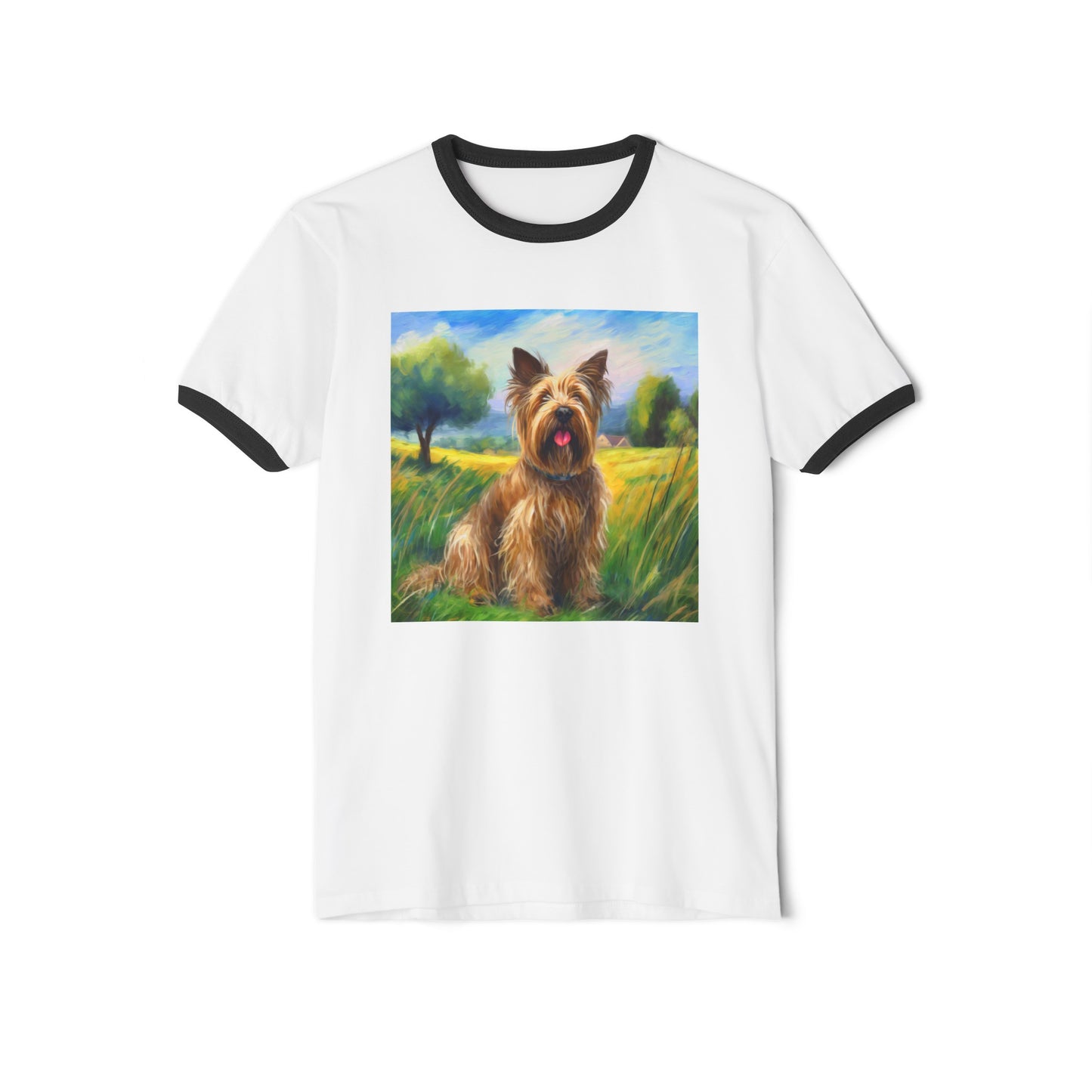 Briard Classic Cotton Ringer T-Shirt