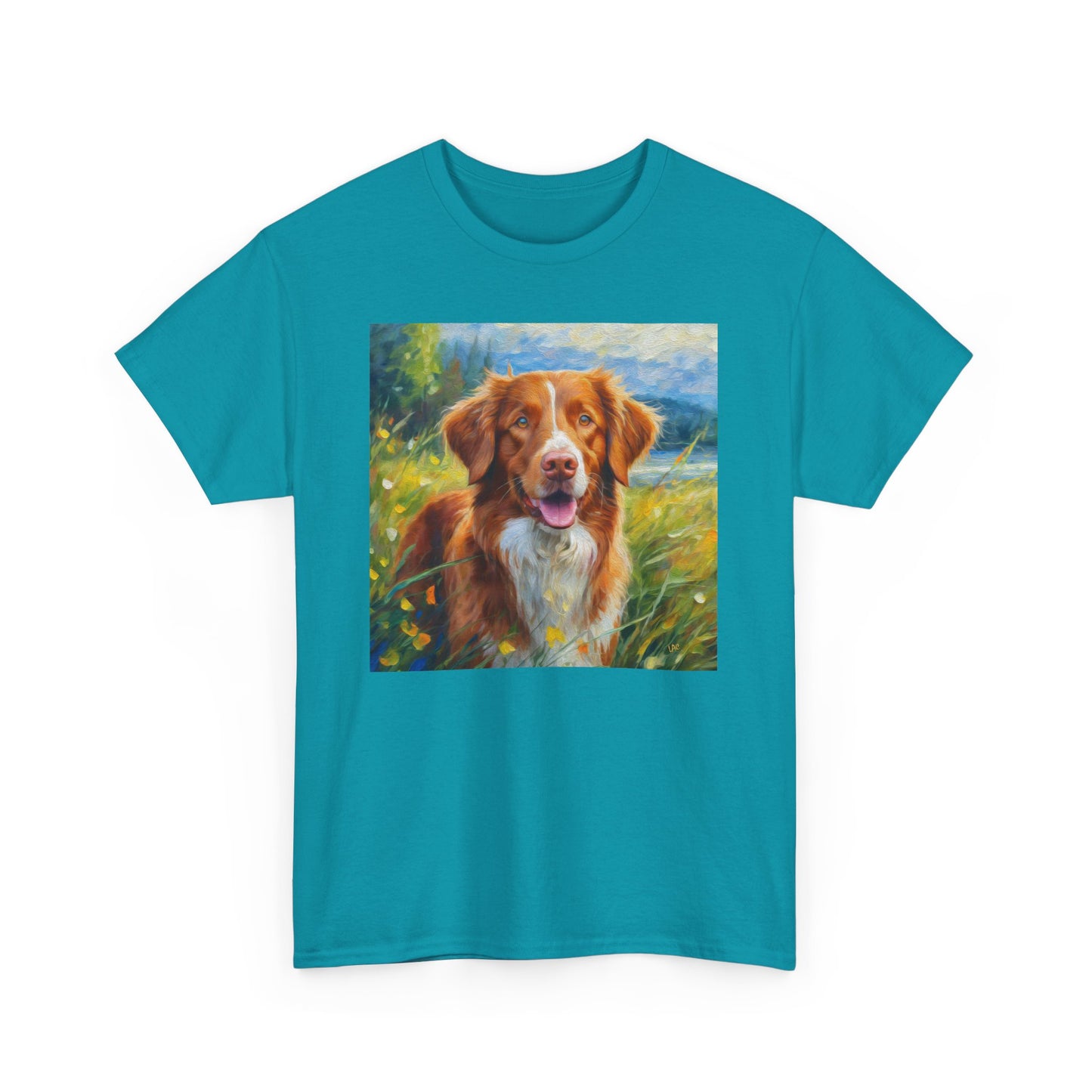 Nova Scotia Duck Tolling Retriever 'Dixie' Heavy Cotton Tee