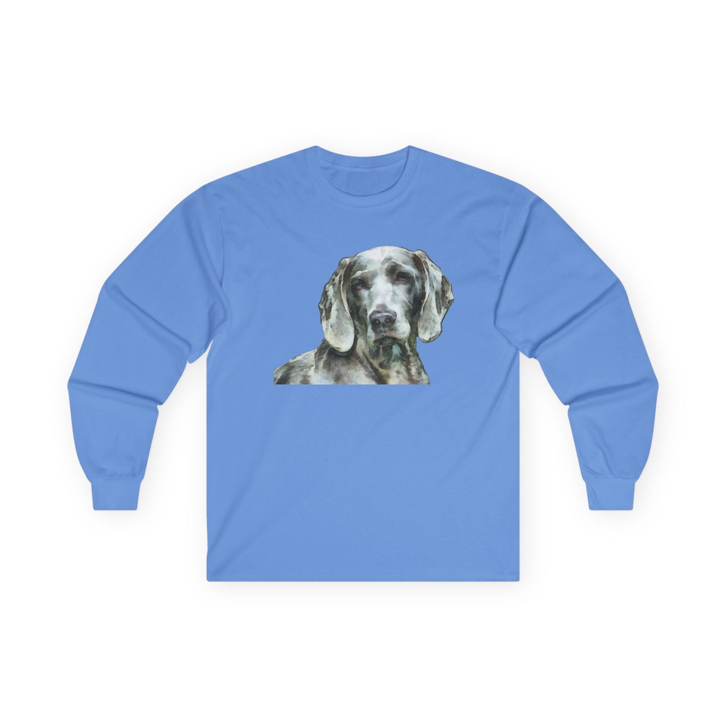 Weimaraner 'Greyson' Unisex Cotton Long Sleeve Tee