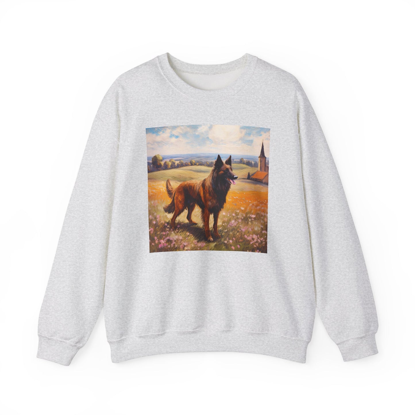 Belgian Tervuren Unisex 50-50 Crewneck Sweatshirt