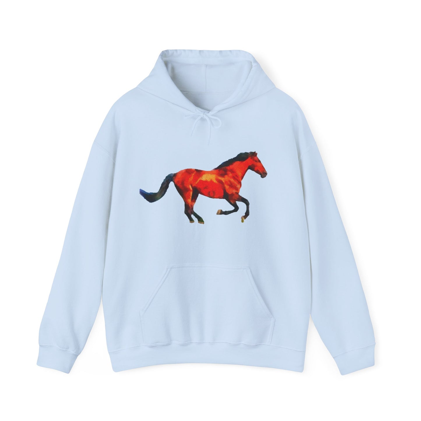 Horse 'Old Red' Unisex 50/50 Hoodie