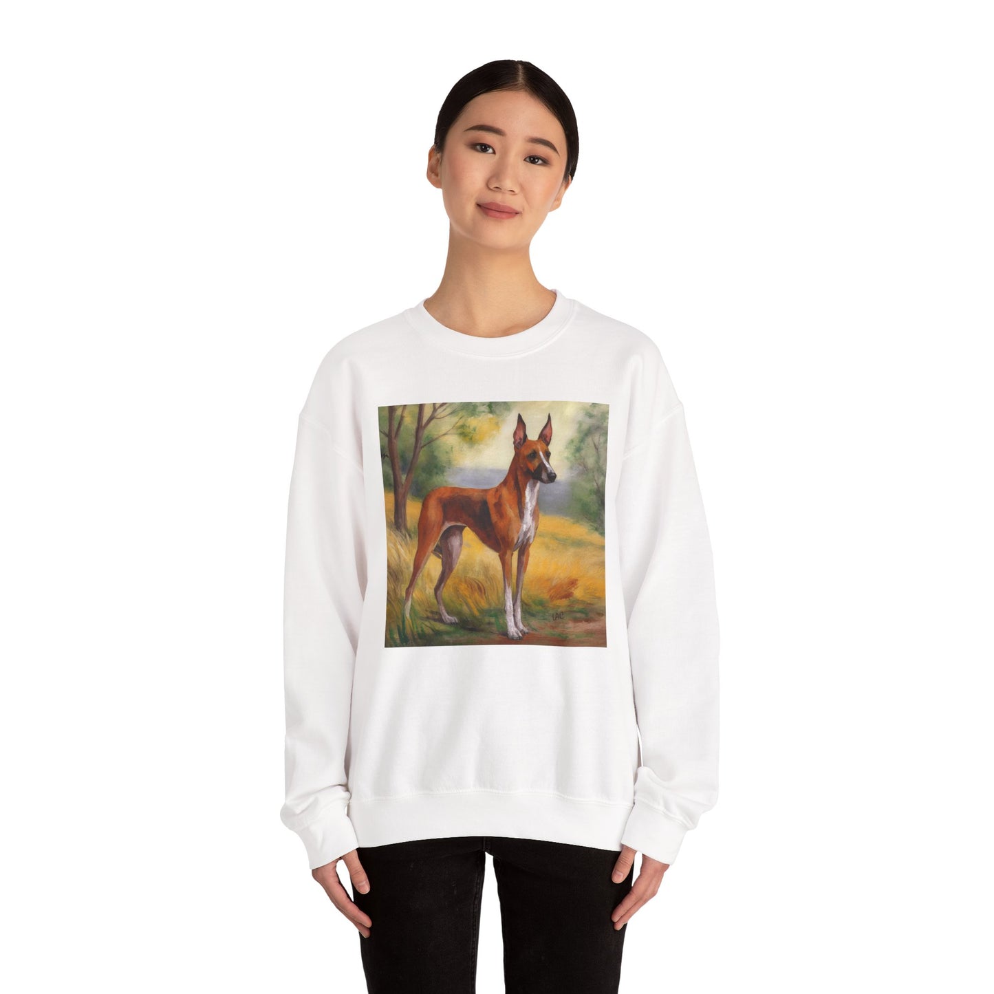 Azawakh 'Tuareg Sloughi' Unisex 50/50 Crewneck Sweatshirt