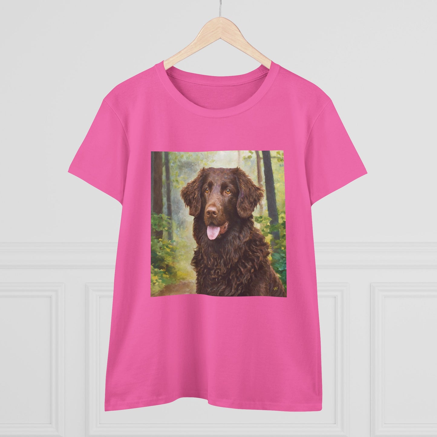 Curly-Coated Retriever Women's Midweight Cotton Tee