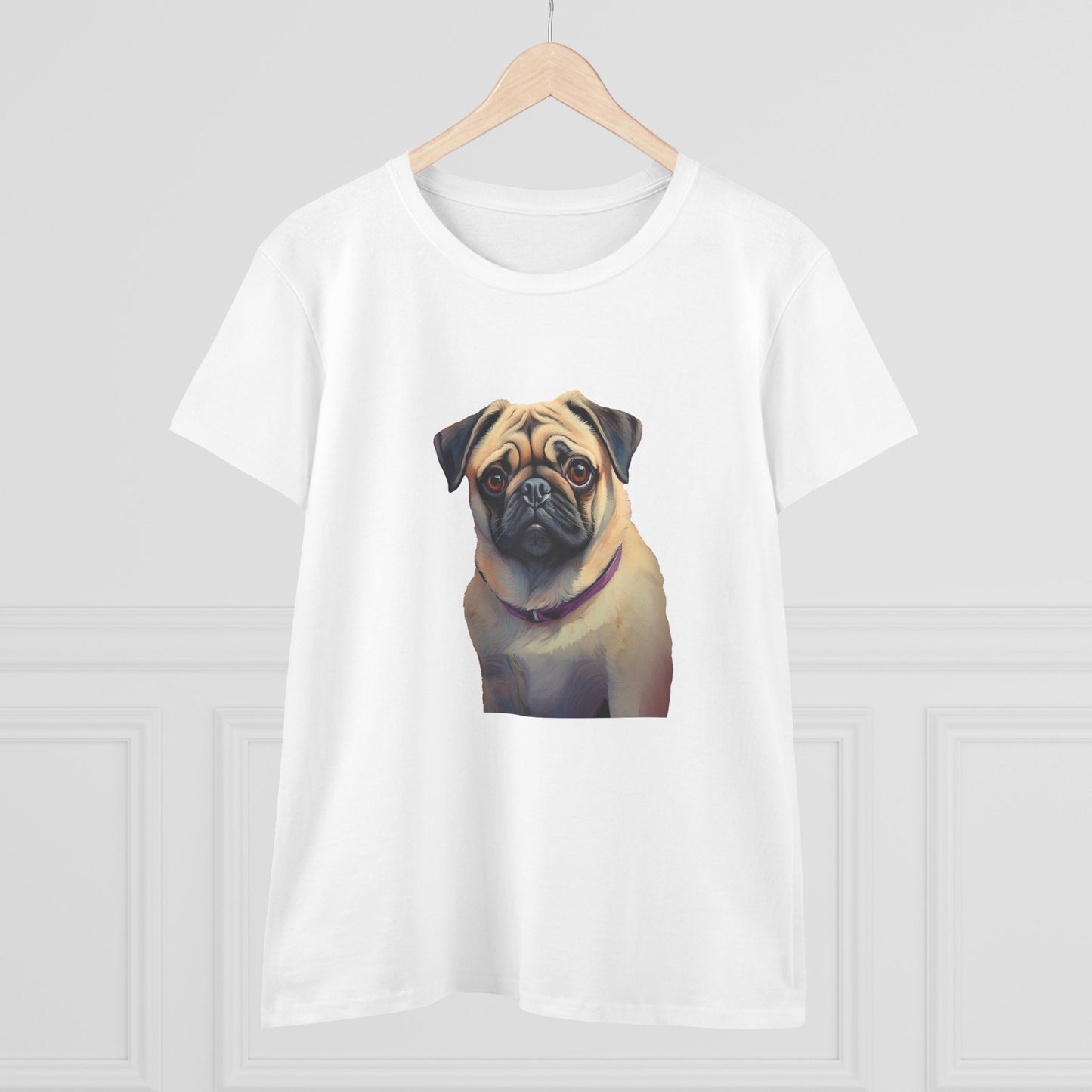 Pug Women's Midweight Cotton Tee