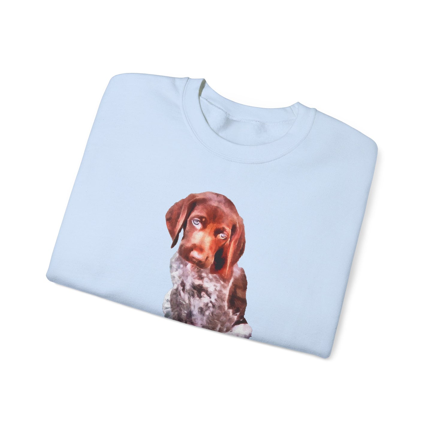 Benny Unisex 50/50 Crewneck Sweatshirt for German Shorthair Pointers