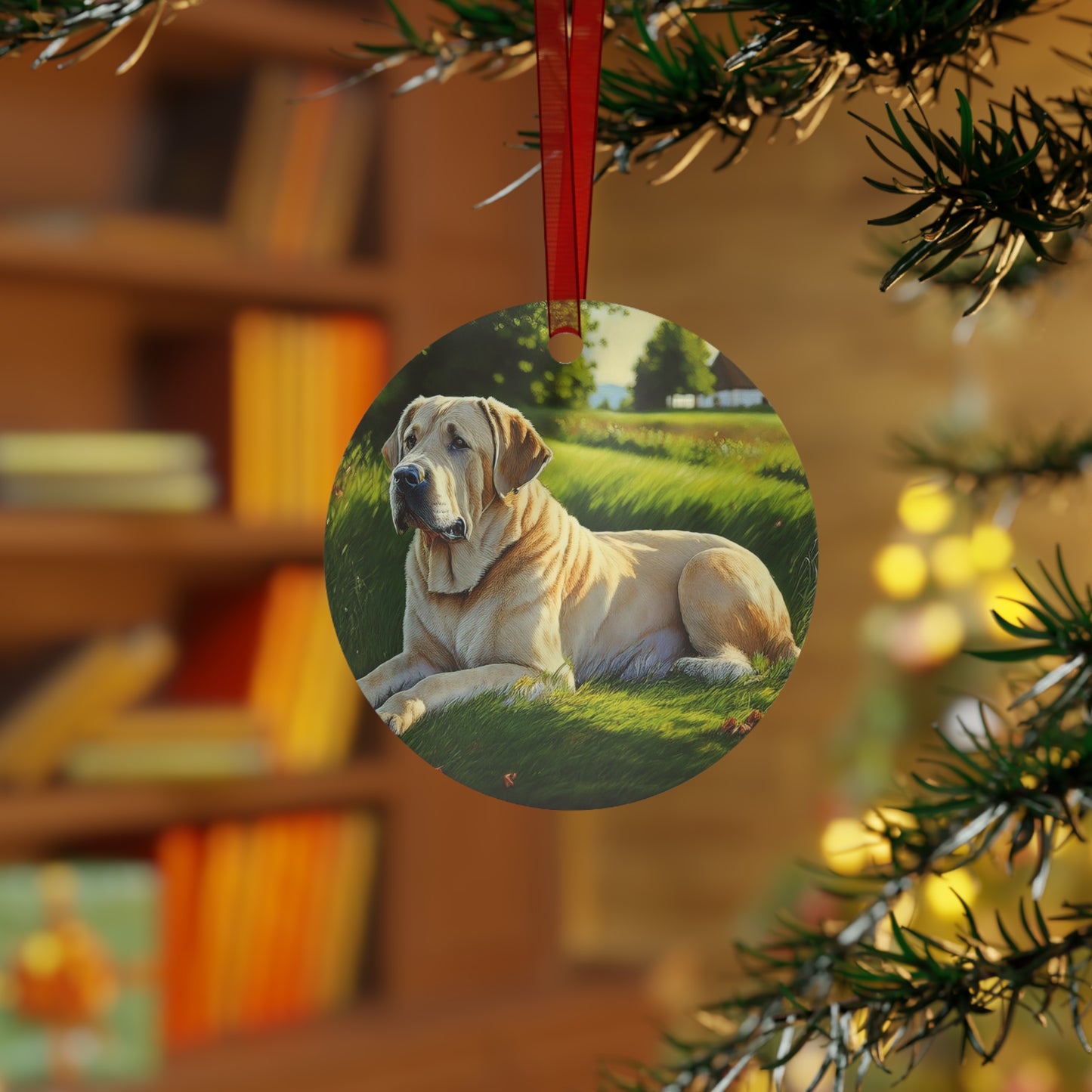 Broholmer Danish Mastiff Christmas Tree Ornaments
