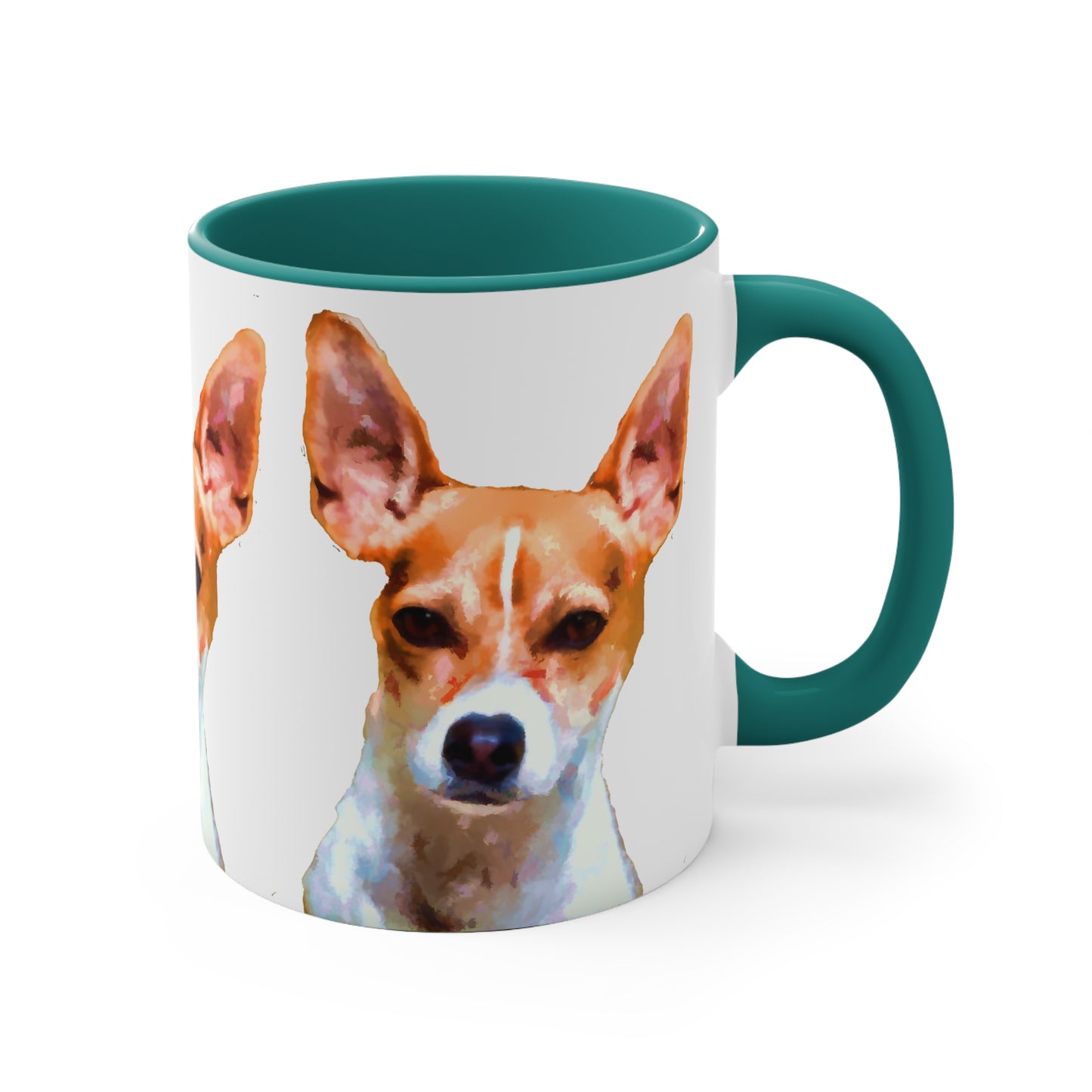 Rat Terrier Accent Coffee Mug, 11oz