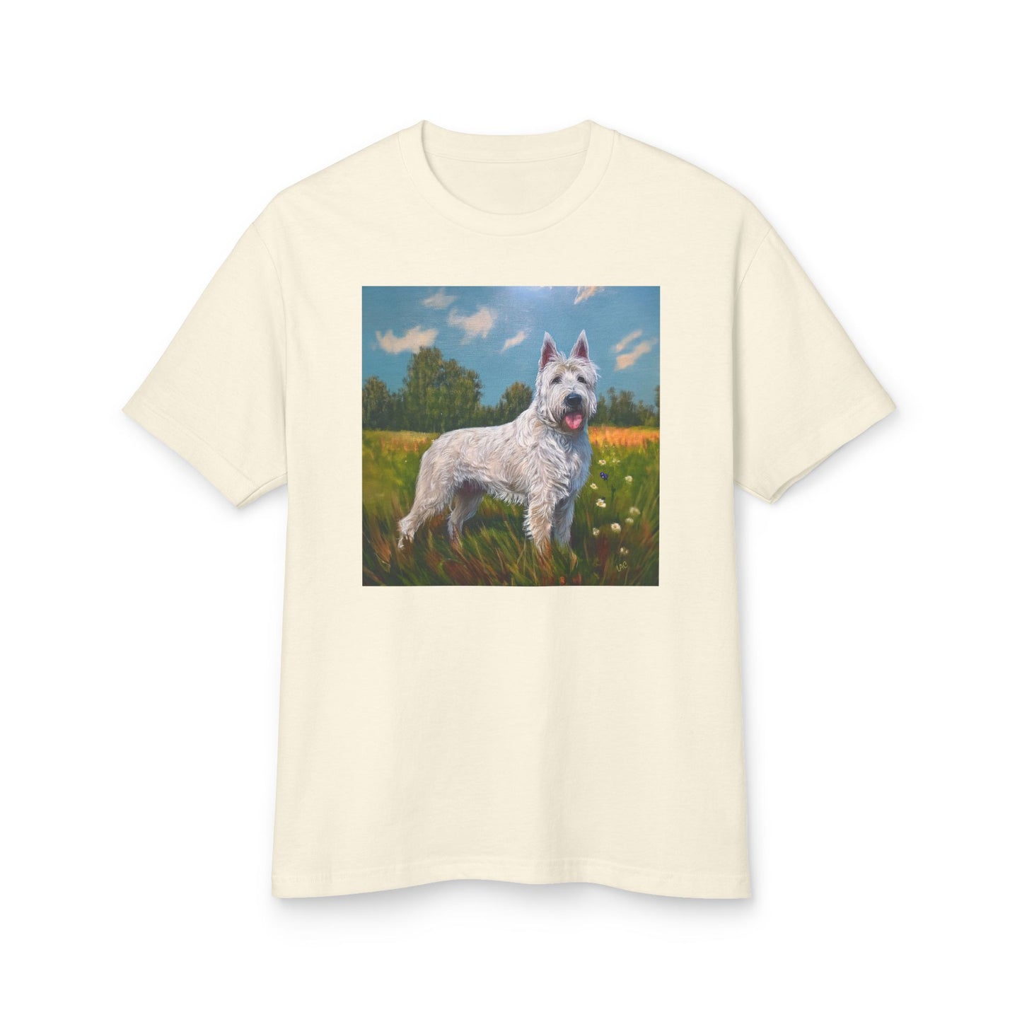 Bouvier des Ardennes Unisex Relaxed Fit Heavyweight Cotton Tee