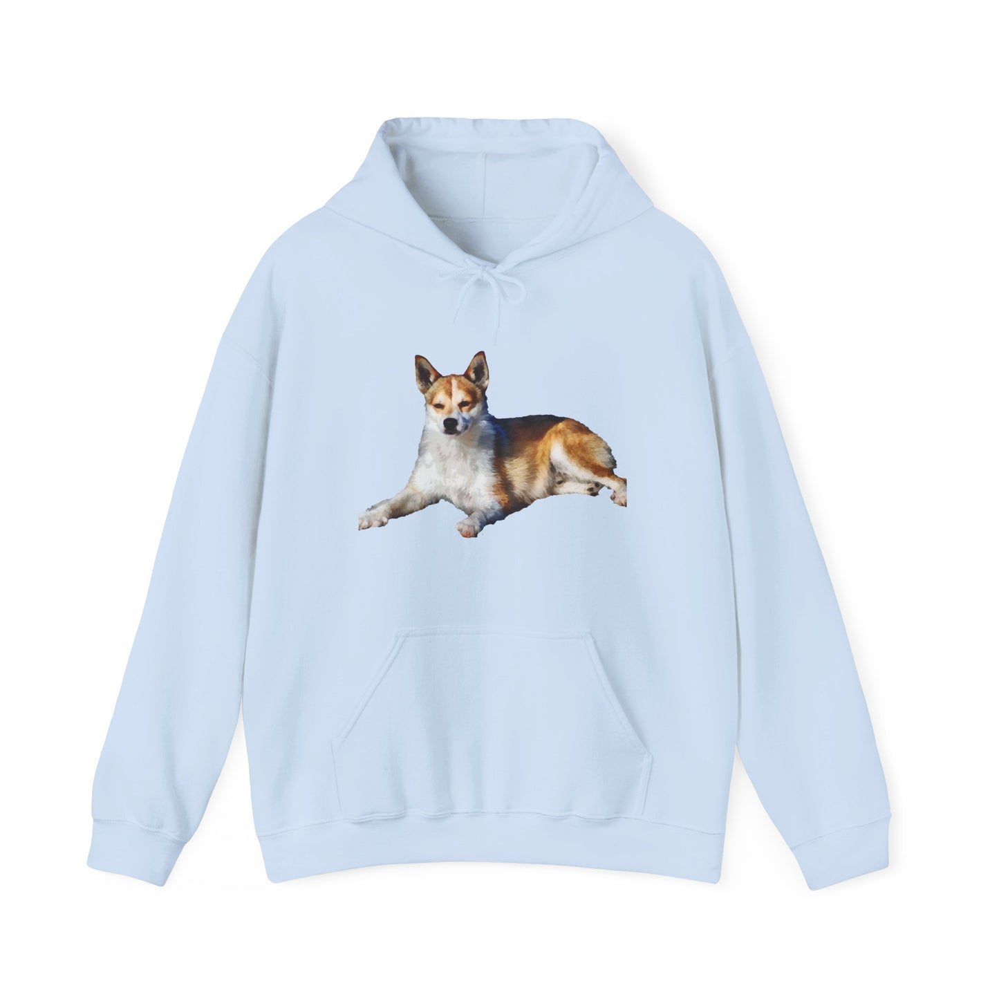 Norwegian Lundehund Unisex 50/50 Hooded Sweatshirt
