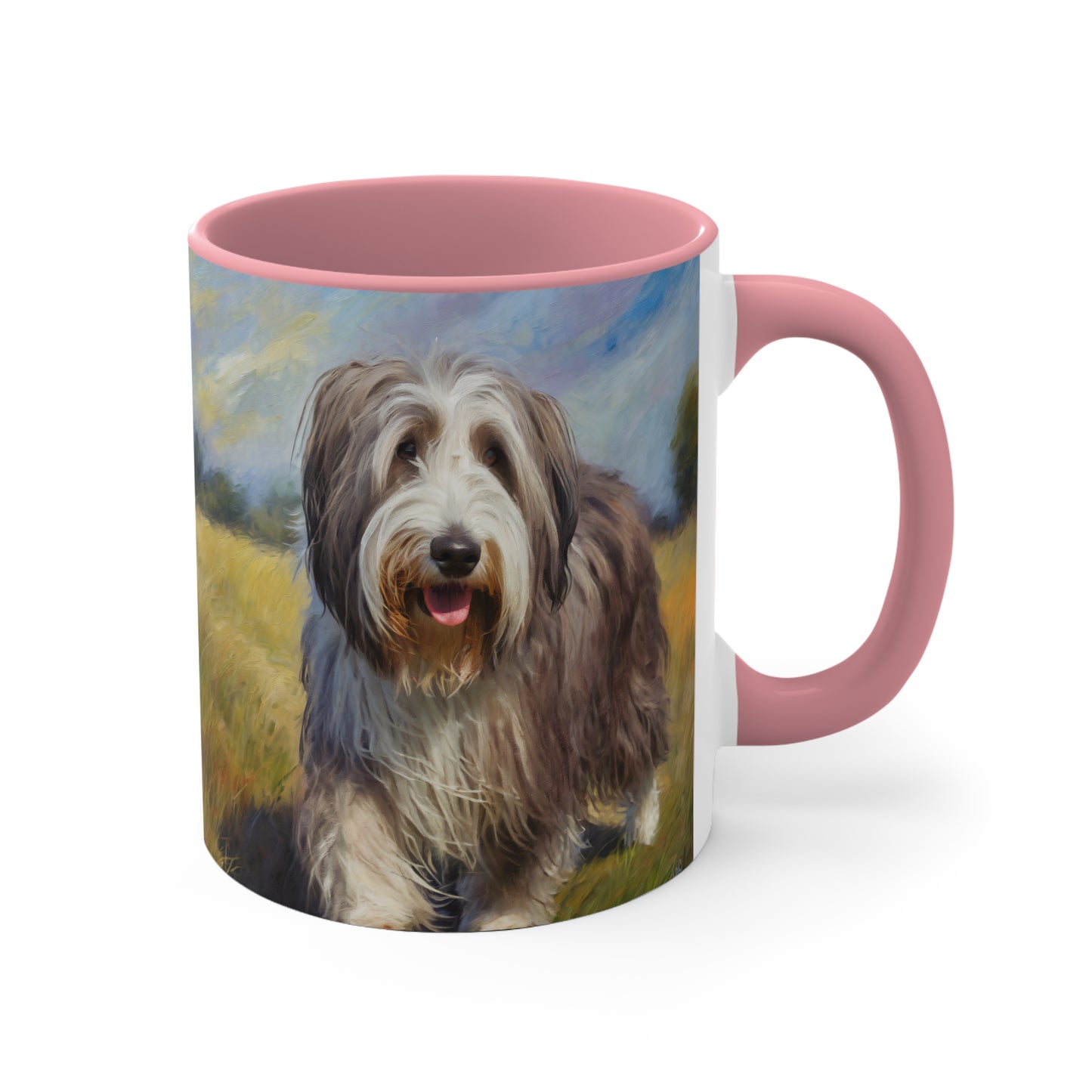 Bearded Collie 11oz Ceramic Accent Mug