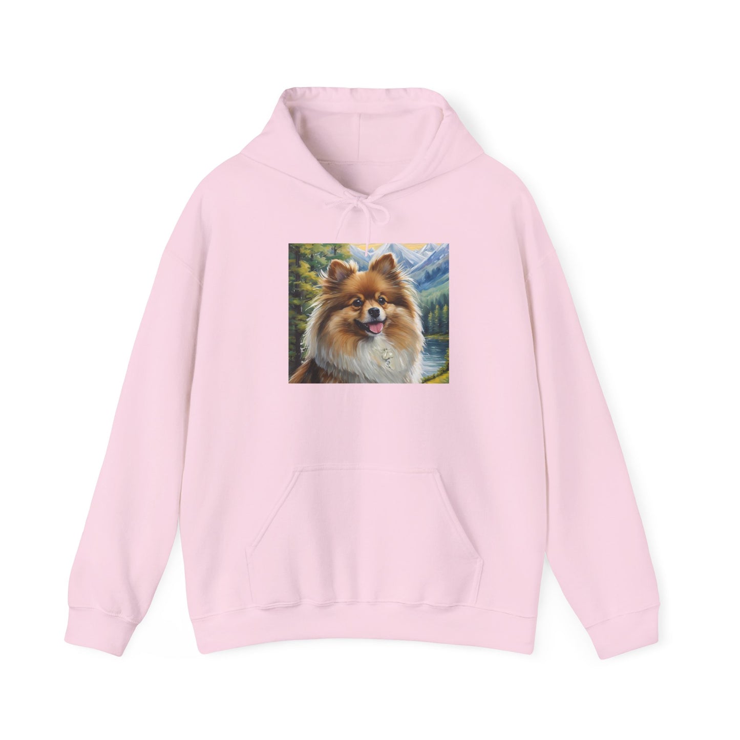 German Spitz Classic 50/50 Hooded Sweatshirt