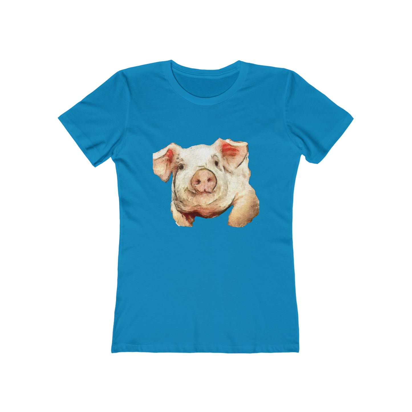 Pig 'Petunia' - Women's Slim Fit Ringspun Cotton T-Shirt