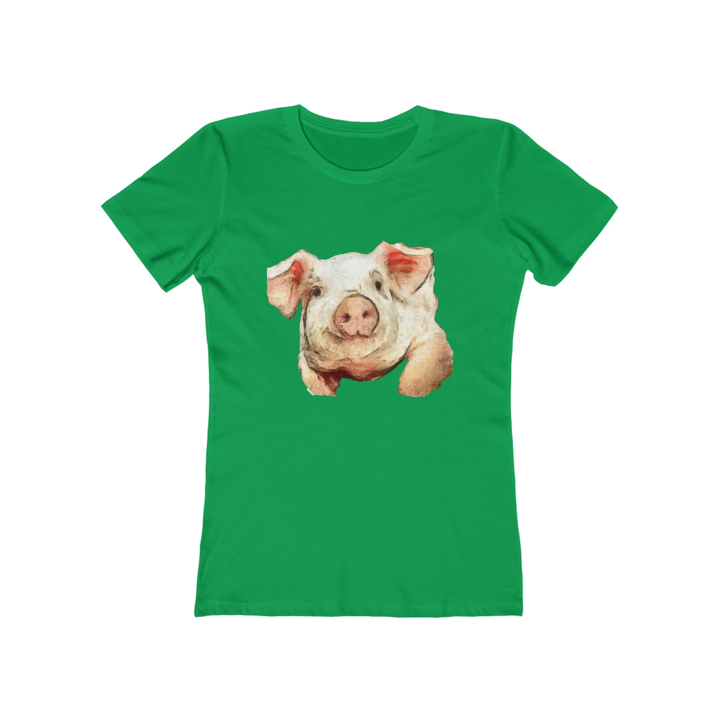 Pig 'Petunia' - Women's Slim Fit Ringspun Cotton T-Shirt