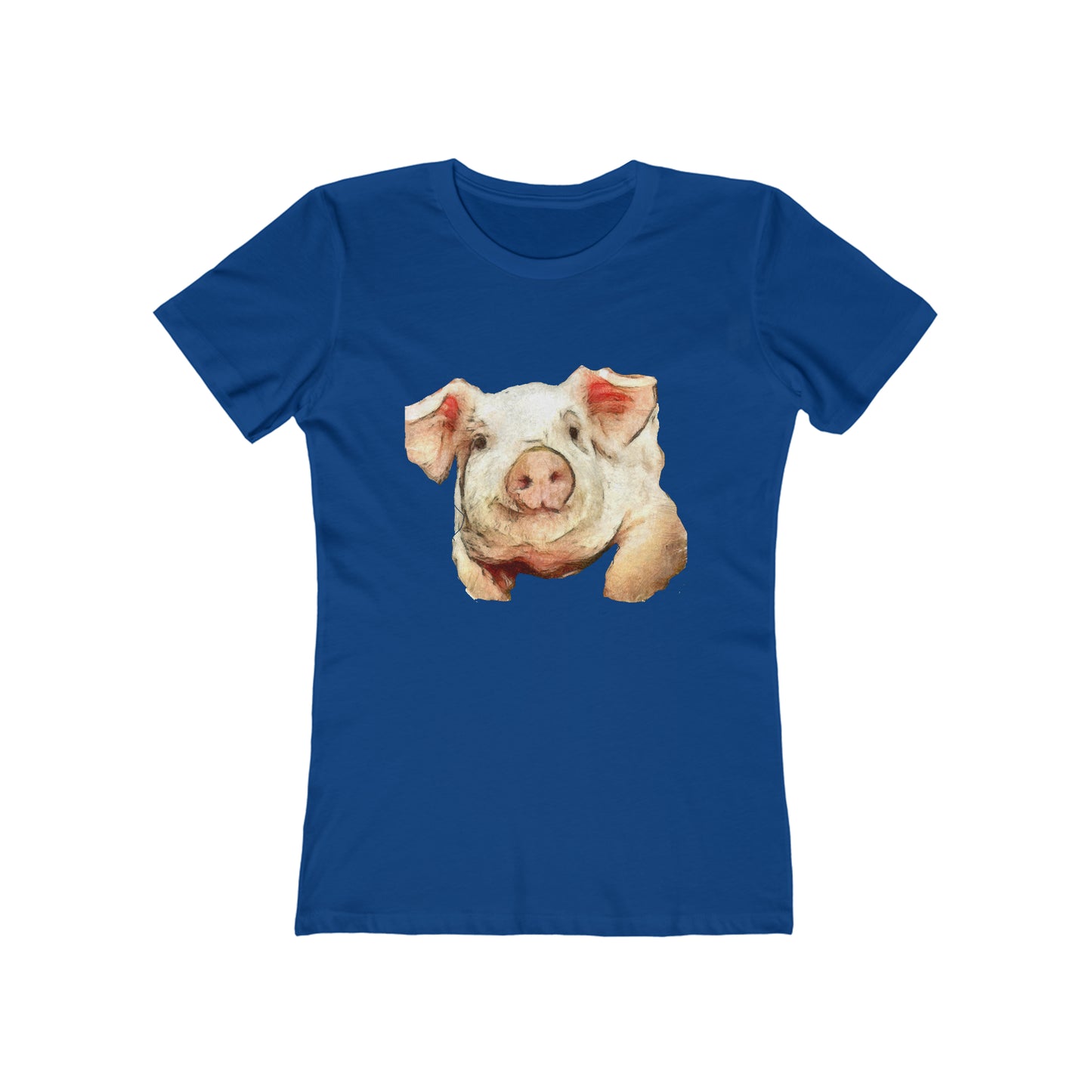 Pig 'Petunia' - Women's Slim Fit Ringspun Cotton T-Shirt