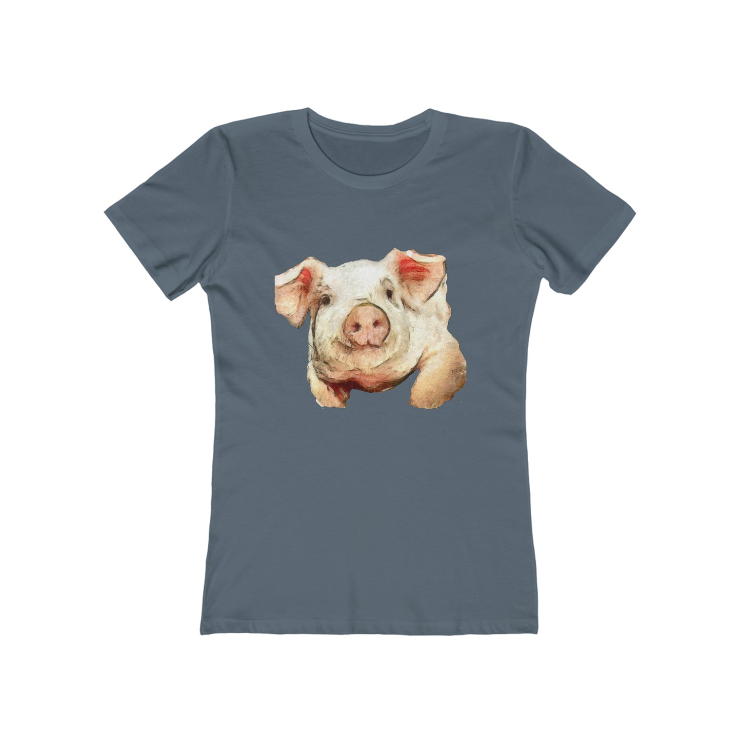 Pig 'Petunia' - Women's Slim Fit Ringspun Cotton T-Shirt