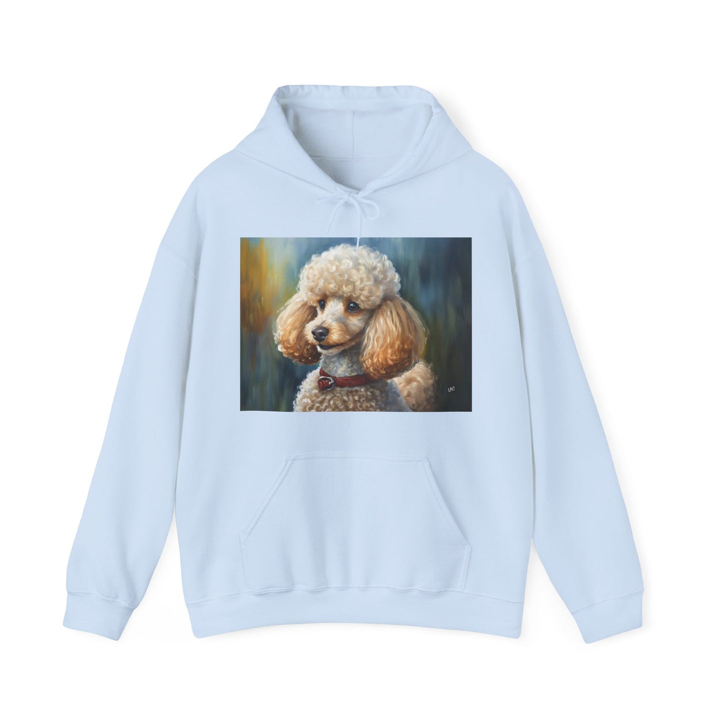 Standard Poodle #2 - Classic 50/50 Hooded Sweatshirt