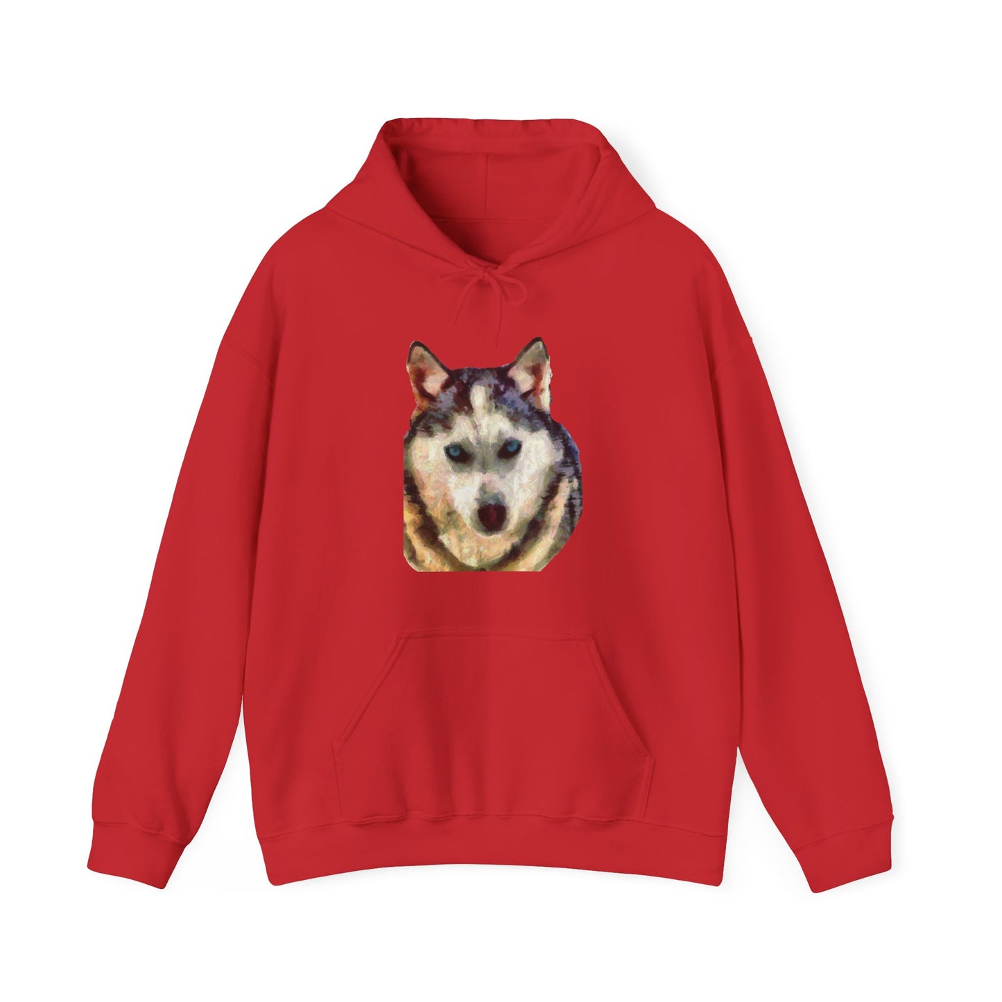 Siberian Husky 'Sacha' Unisex 50/50 Hoodie