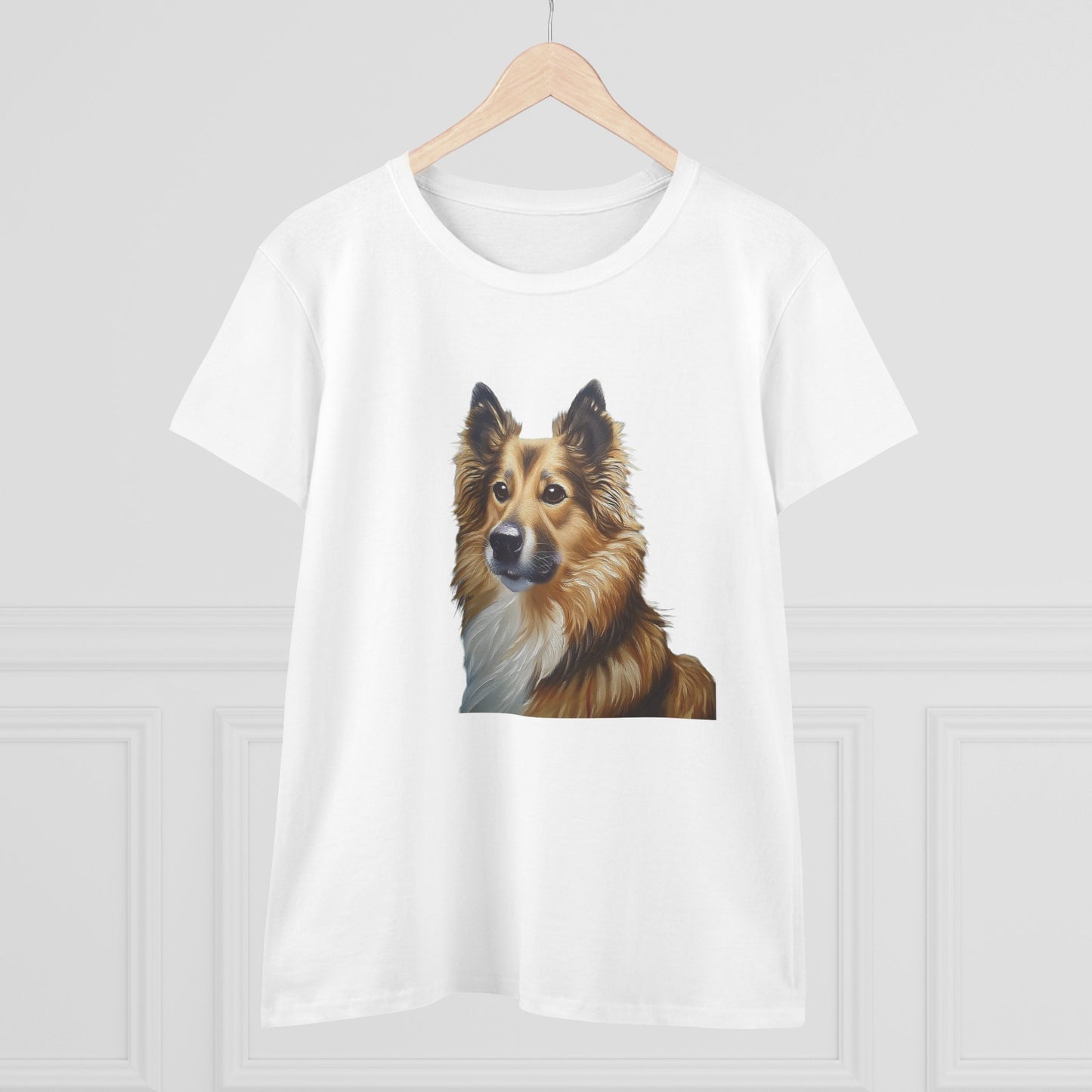 Icelandic Sheepdog Women's Midweight Cotton Tee