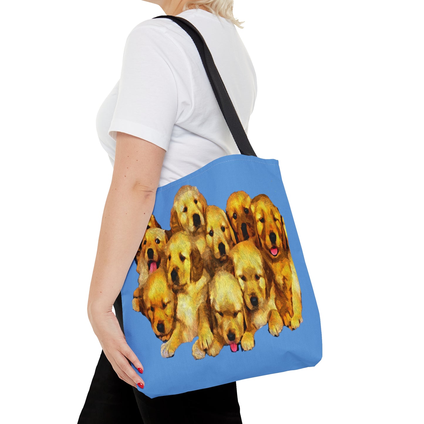 Golden Retriever Puppies Tote Bag