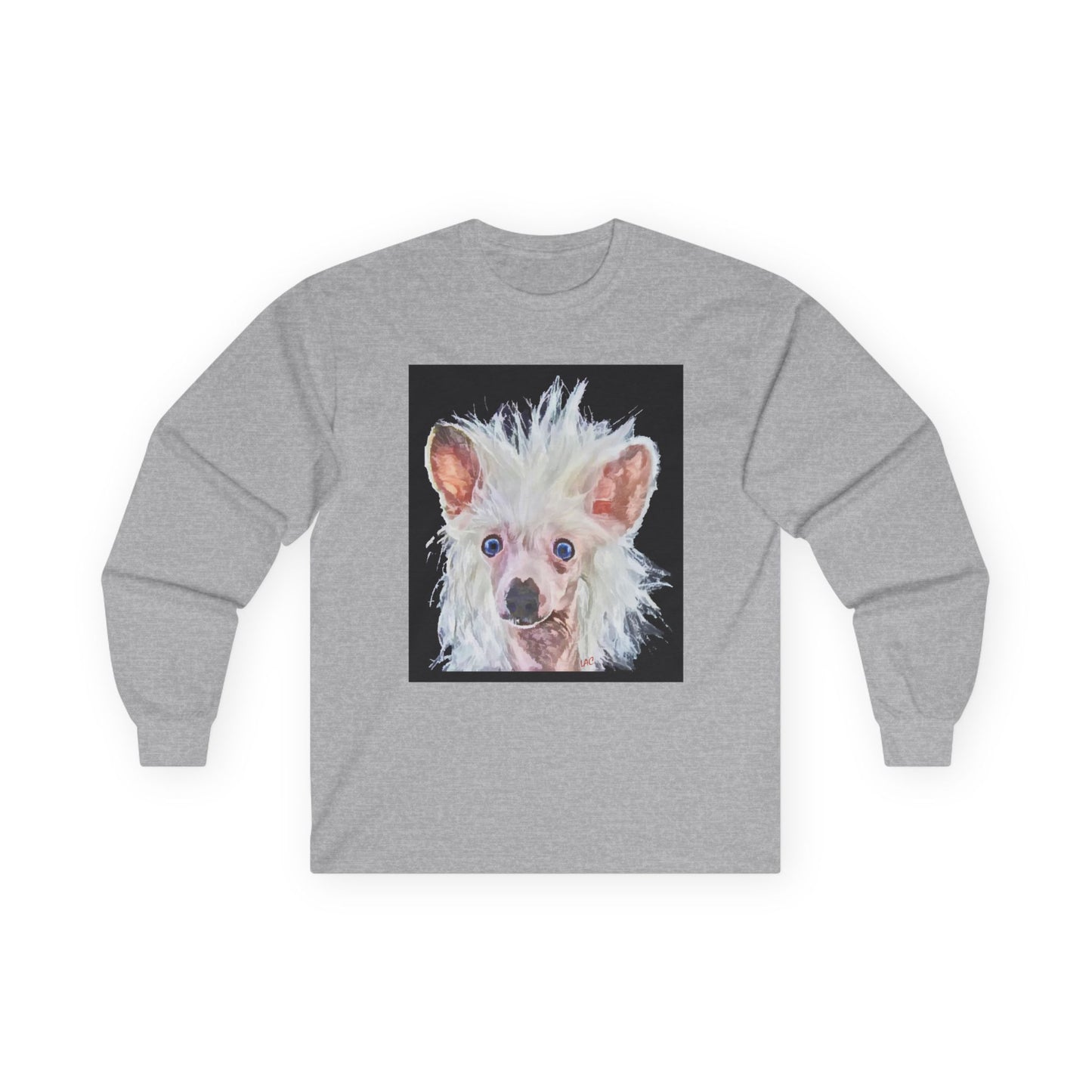 Chinese Crested Unisex Cotton Long Sleeve Tee