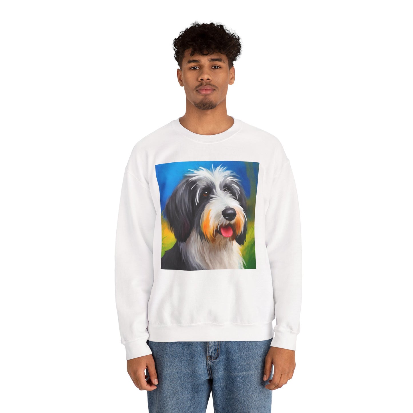 Polish Lowland Sheepdog Unisex Crewneck Sweatshirt