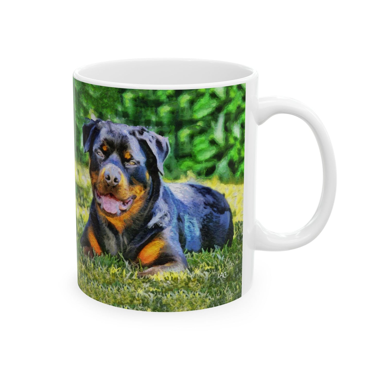 Rottweiler 'Lina' Ceramic Mug 11oz