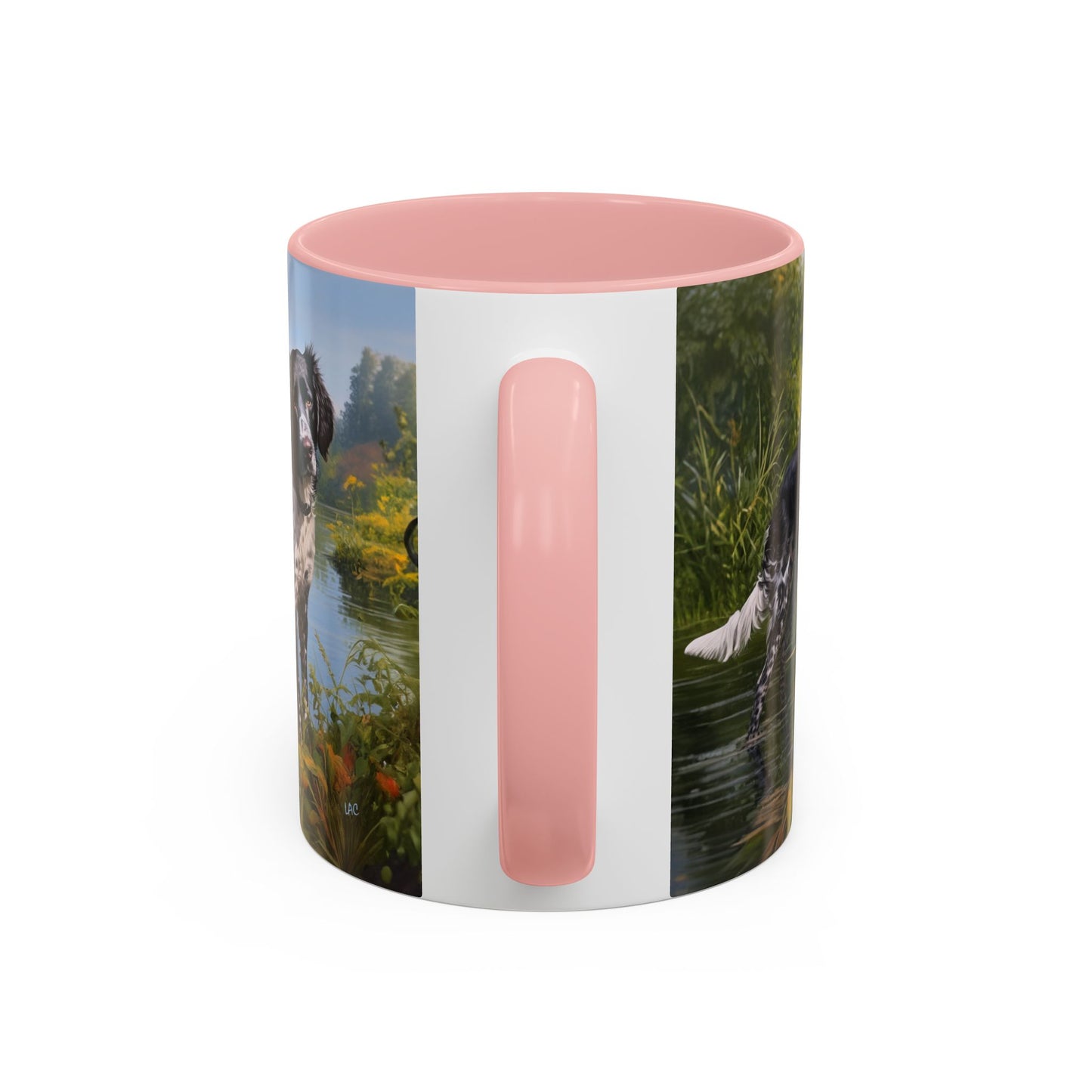 Large Munsterlander - Ceramic Accent Coffee Mug - 2 Sizes