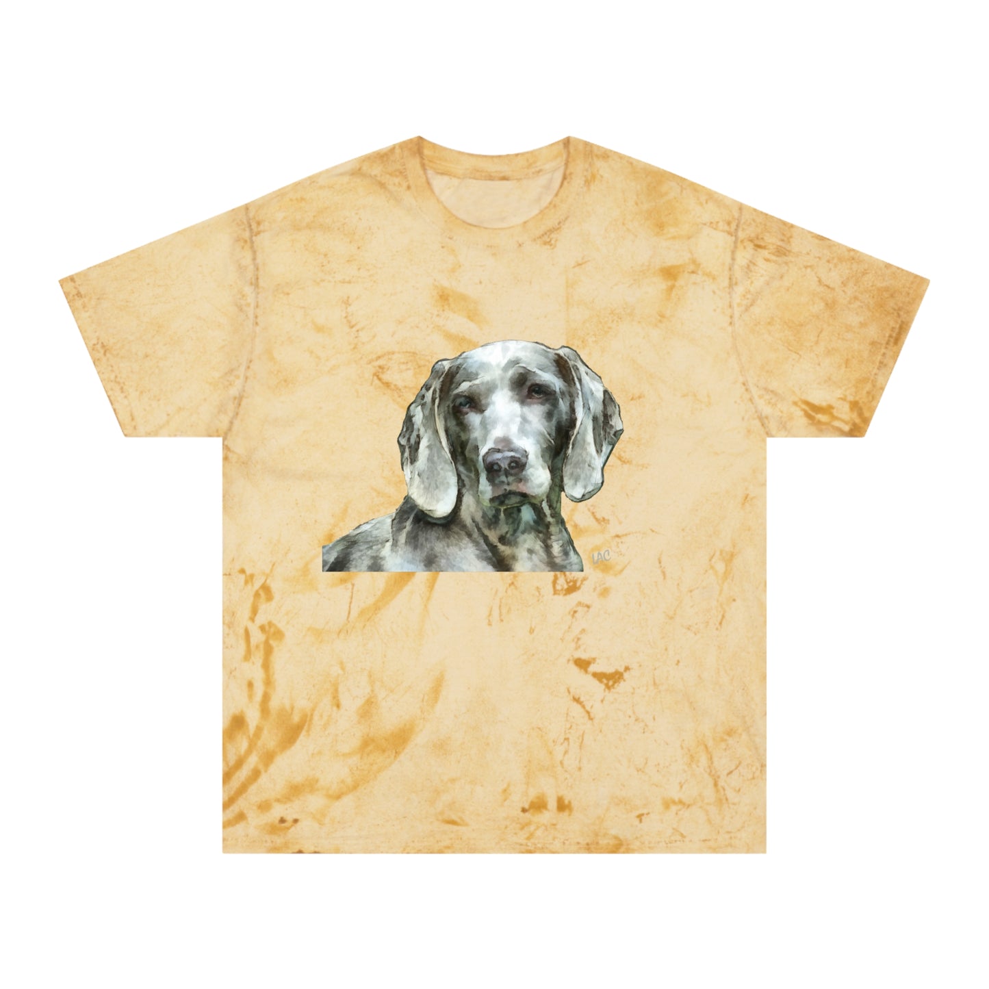 Weimaraner "Greyson" Unisex Cotton Color Blast T-Shirt